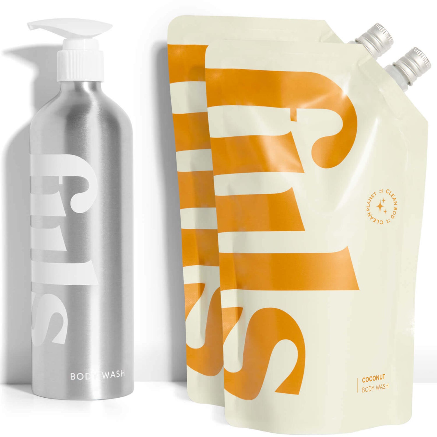 fiils The Coconut Body Wash Kit (Various Options) LOOKFANTASTIC