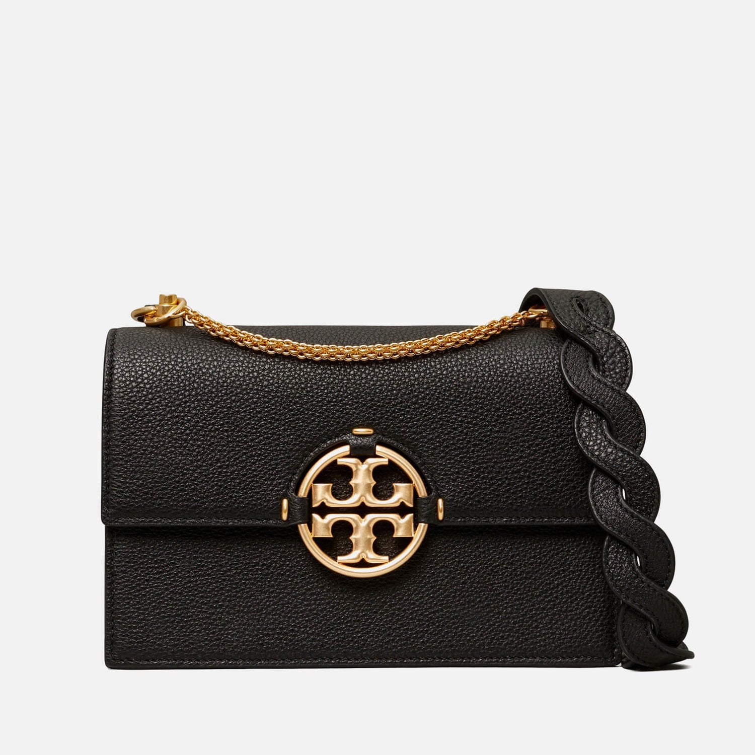 Tory Burch Women's Miller Small Flap Shoulder Bag Black TheHut.de