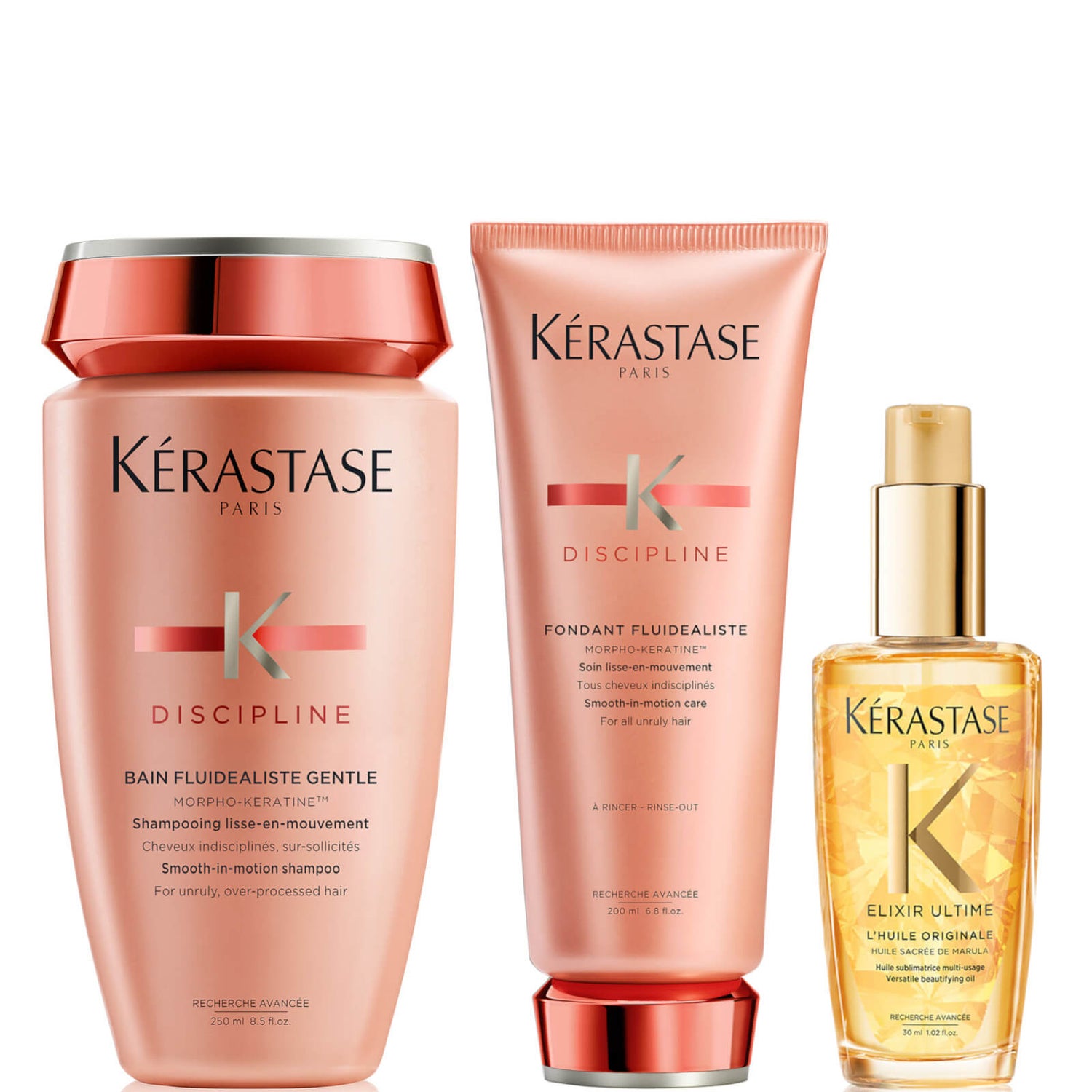Kérastase Discipline Bain Fluidealiste Gentle and Fondant Fluidealiste ...