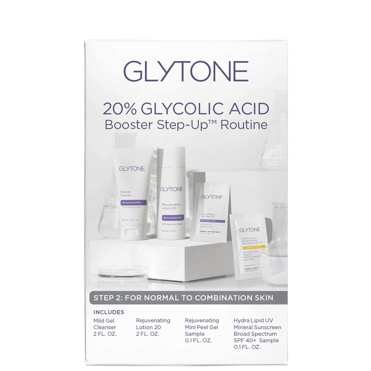 Glytone 20 Glycolic Acid Booster StepUp Routine Step 2 For Normal