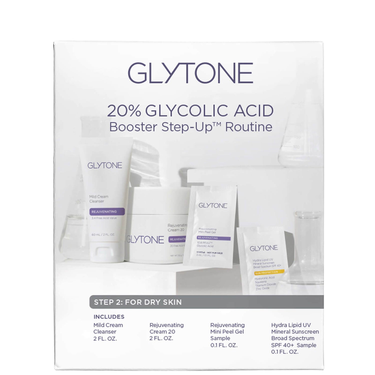 Glytone 20 Glycolic Acid Booster StepUp Routine Step 2 for Dry Skin