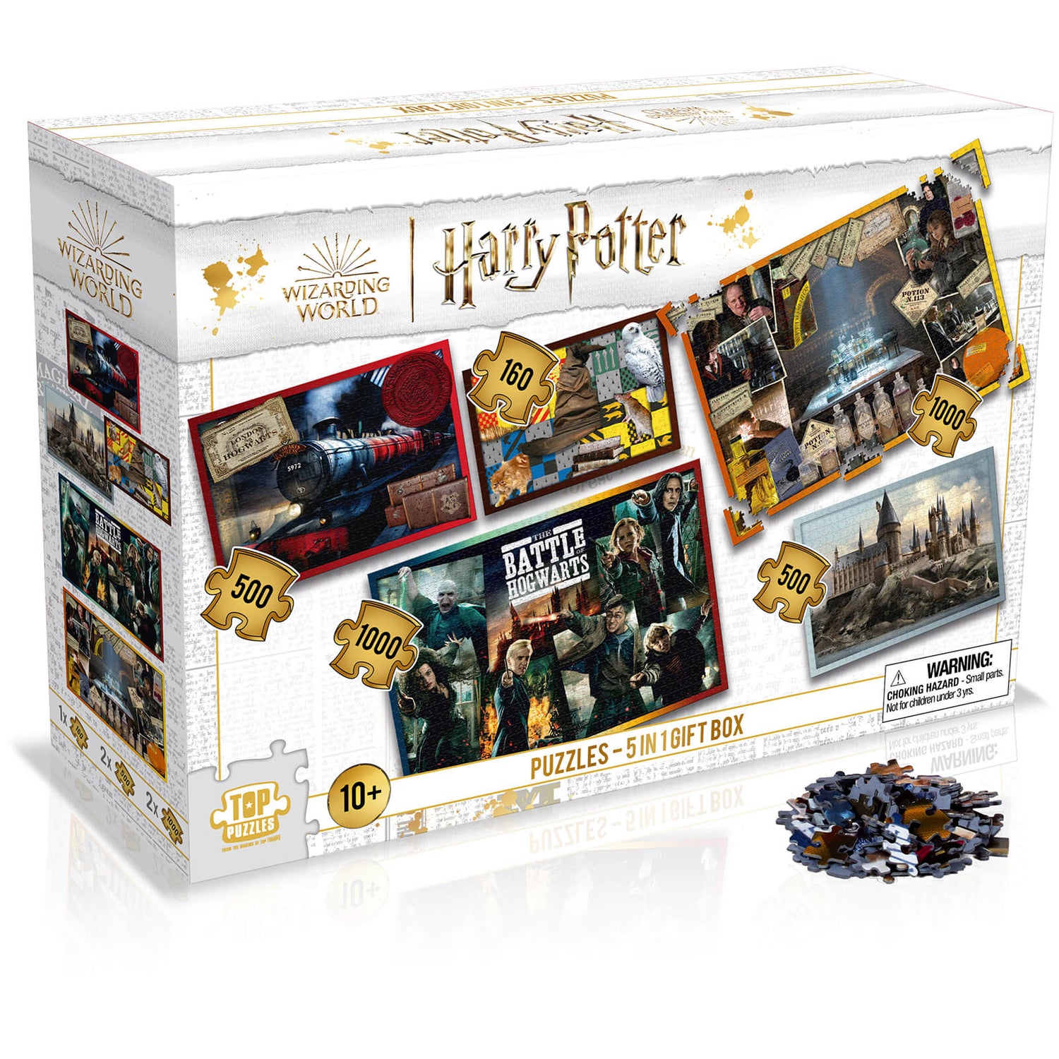 5 in 1 Jigsaw Puzzle Harry Potter Edition Toys Zavvi UK