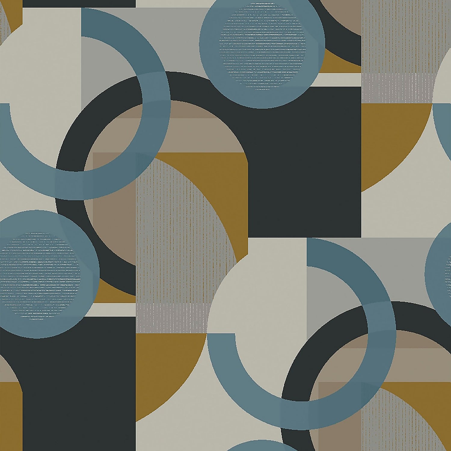 Retro Geometric Wallpaper