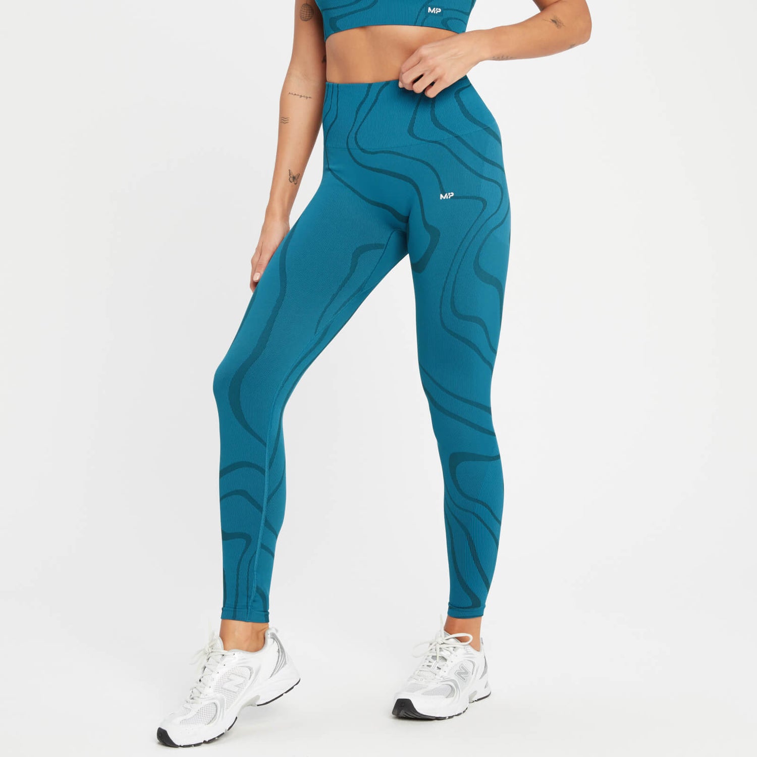 Leggings Sportivi Senza Cuciture STARBILD - Vita Alta E Scrunch Botte | Donna - Foto 2