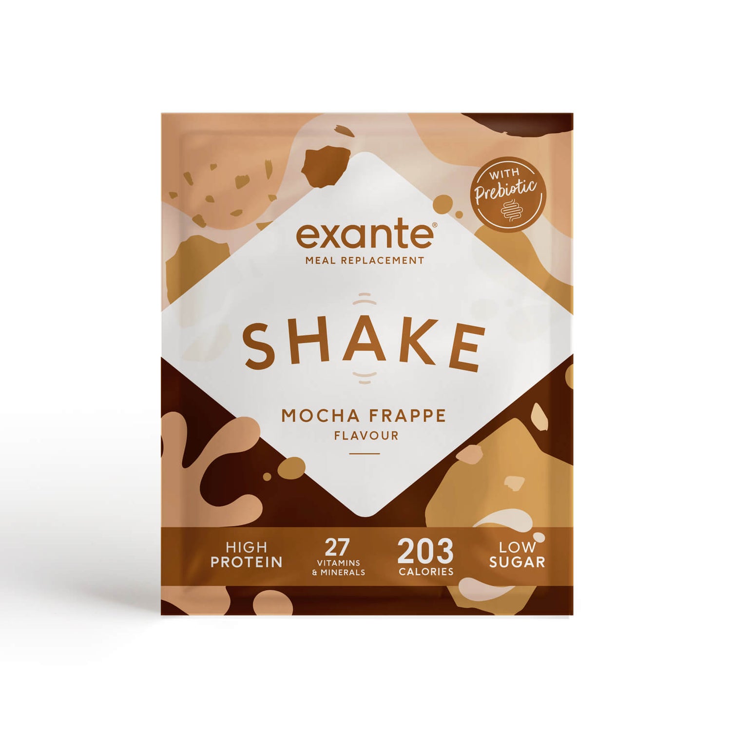 Mocha Frappe Flavour Low Sugar Meal Replacement Shake Exante UK