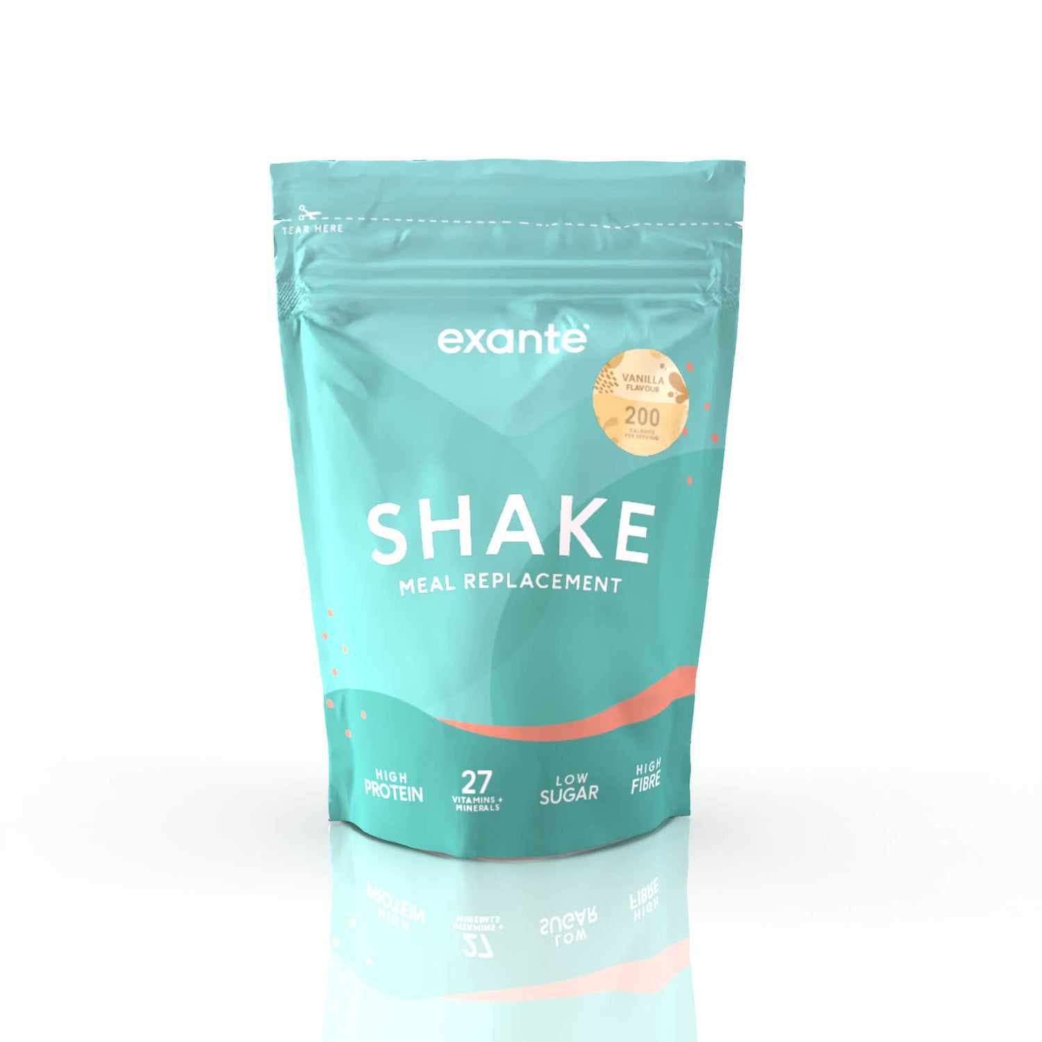 Exante Diet Meal Replacement Shake 7 Serving Pouch Exante UK