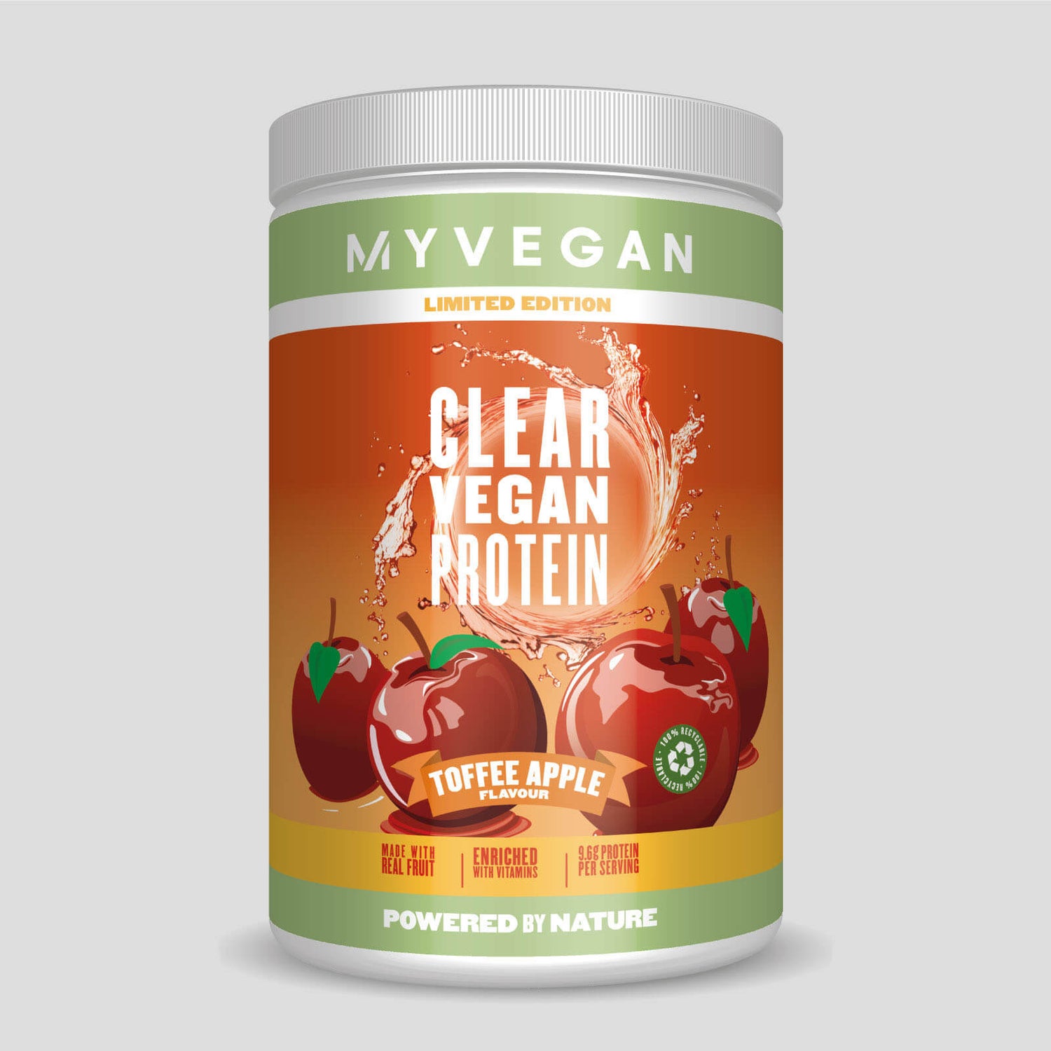 Clear Vegan Protein Toffee Apple flavour MYPROTEIN™