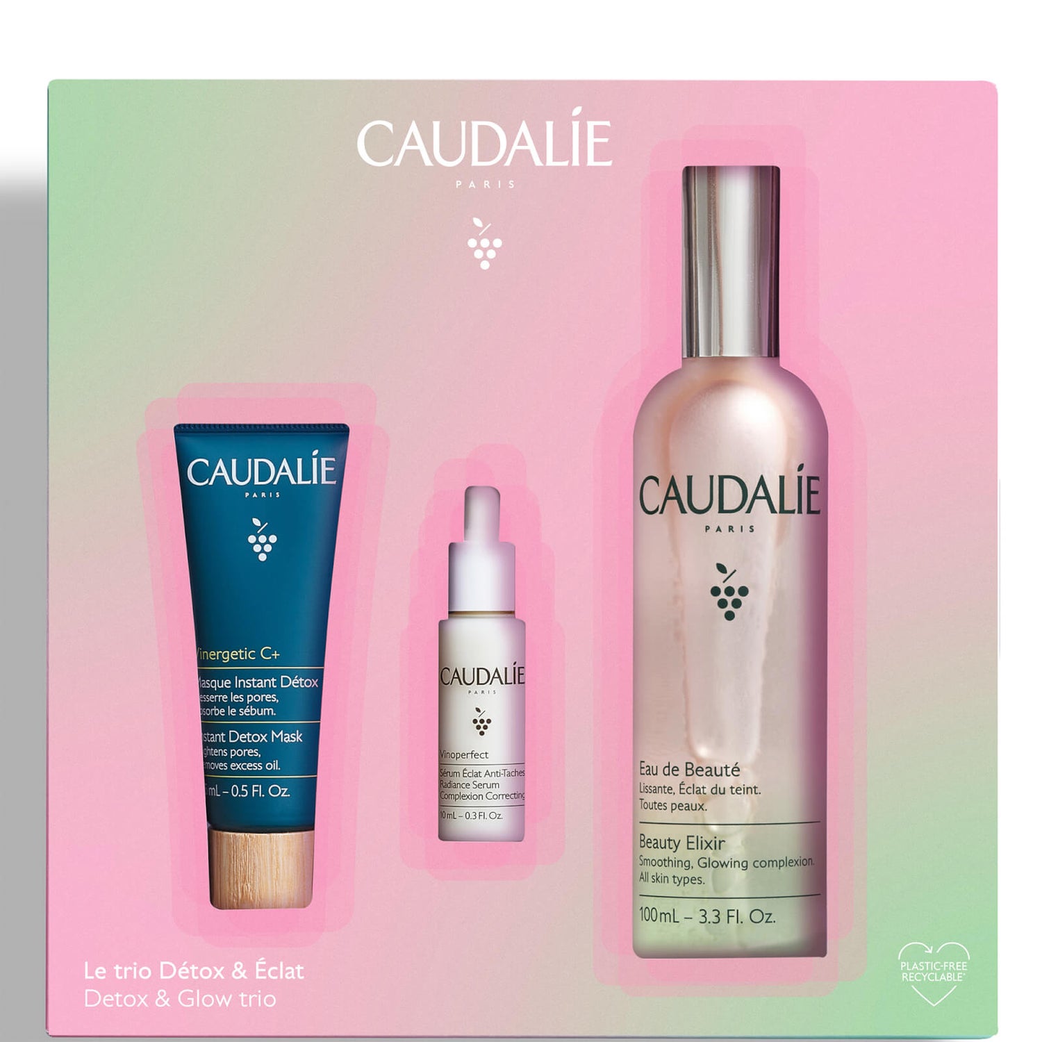 Caudalie Detox and Glow Trio Cult Beauty