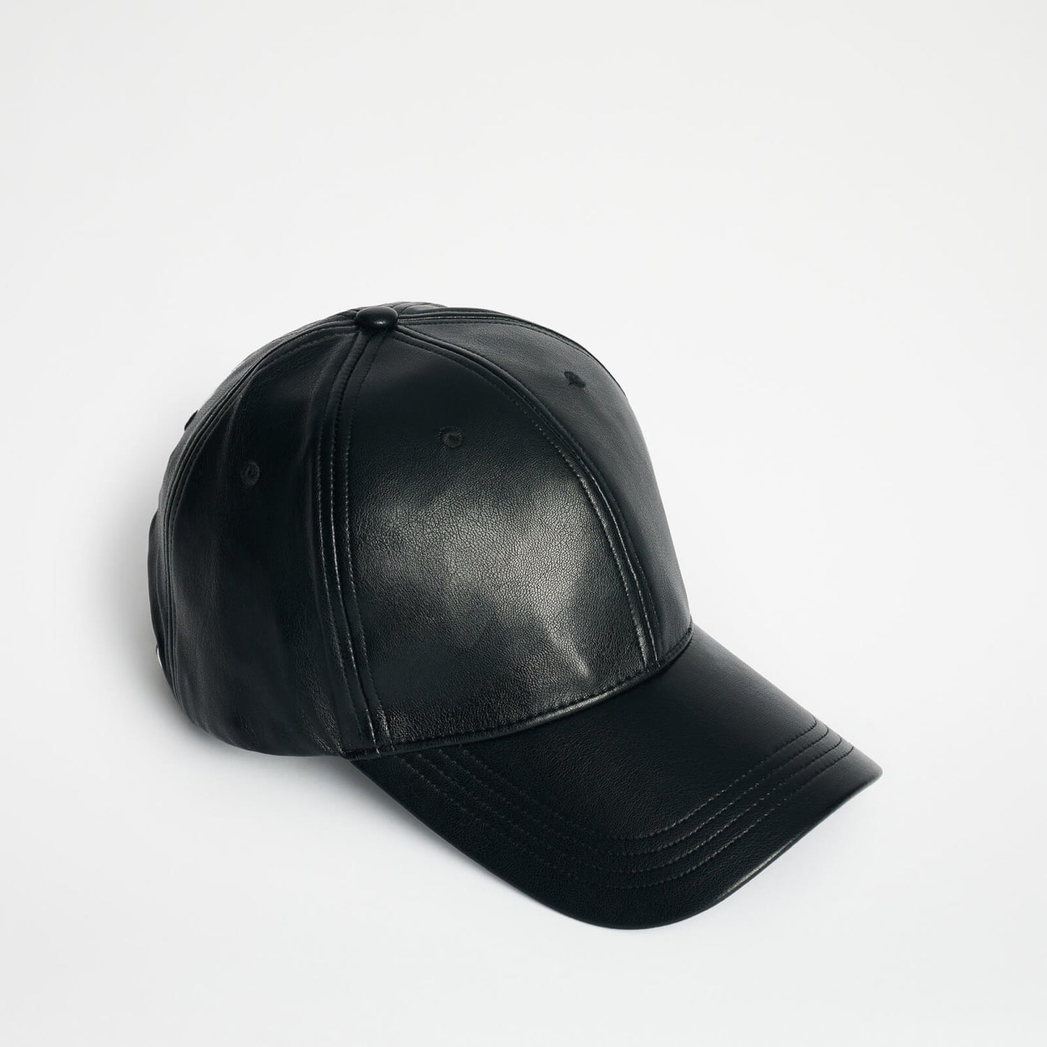 Stand Studio Cia Faux Leather Baseball Cap