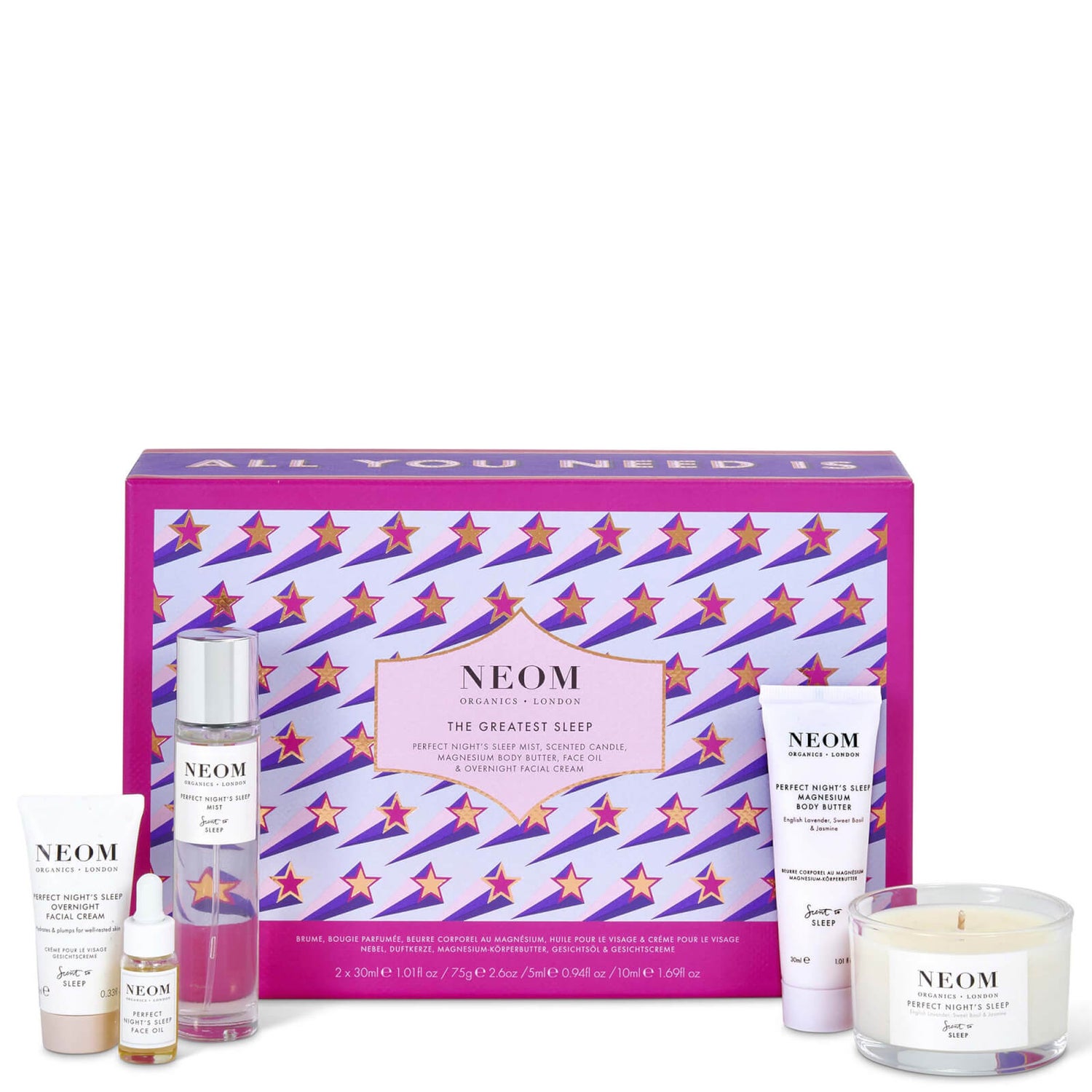 NEOM The Greatest Sleep Set Envío Gratuito Lookfantastic