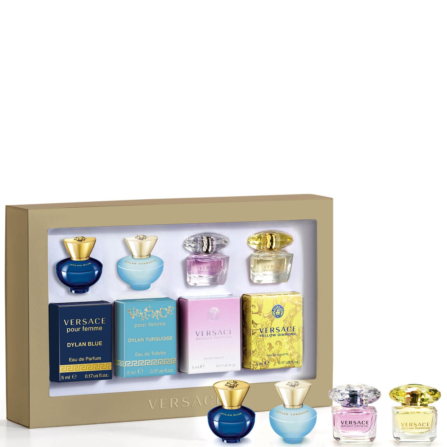 Versace Womens Mini Set x4 Snabb leverans