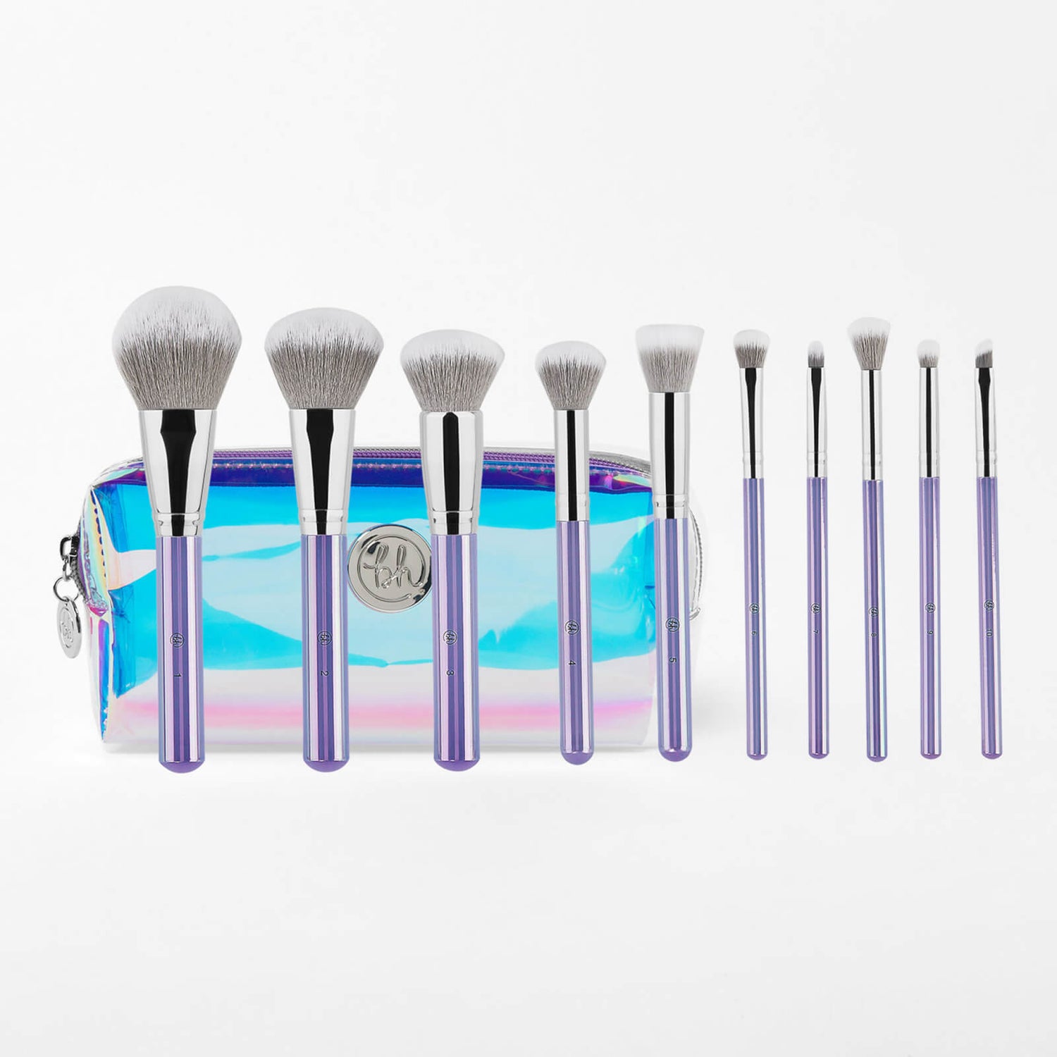 BH Cosmetics Hello Holo 10 Piece Brush Set lookfantastic Singapore