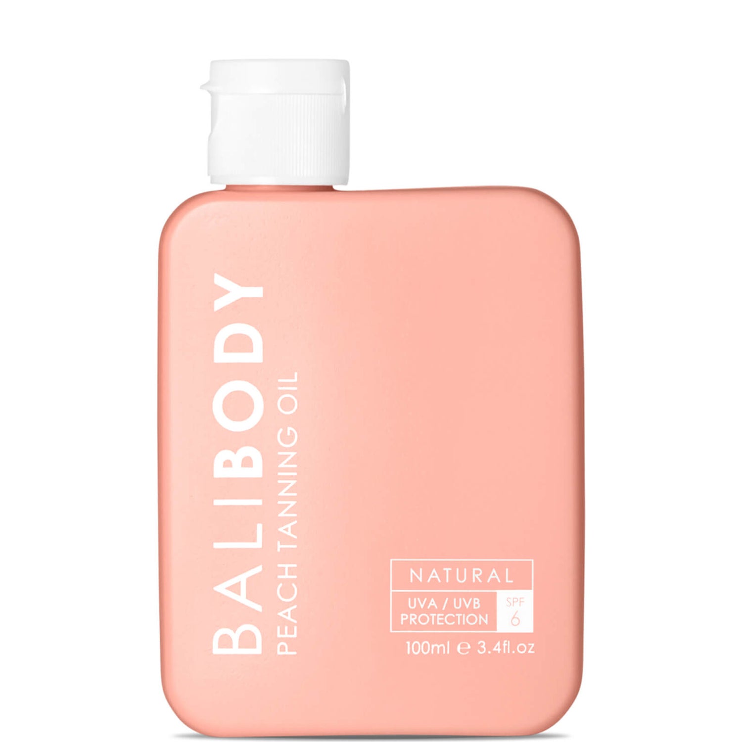 Bali Body Peach Tanning Oil SPF6 100ml LOOKFANTASTIC