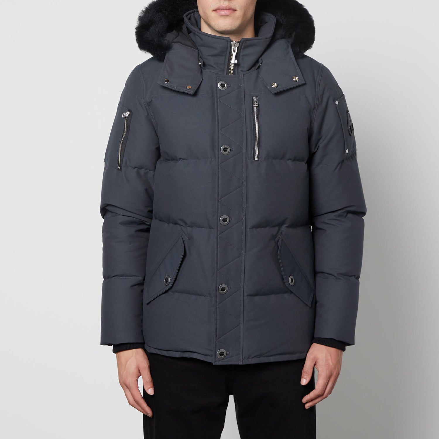 Moose Knuckles 3Q Shearling-Trimmed Nylon and Cotton-Blend Down Coat ...