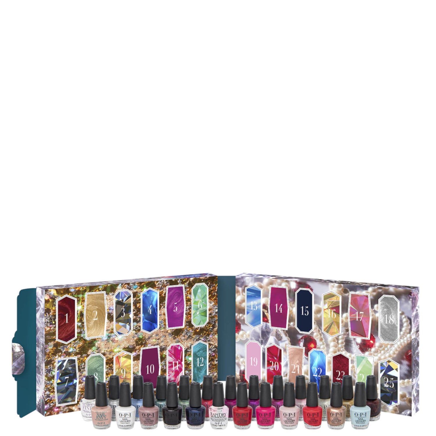 OPI Jewel Be Bold Collection Nail Lacquer Mini 25Piece Advent Calendar