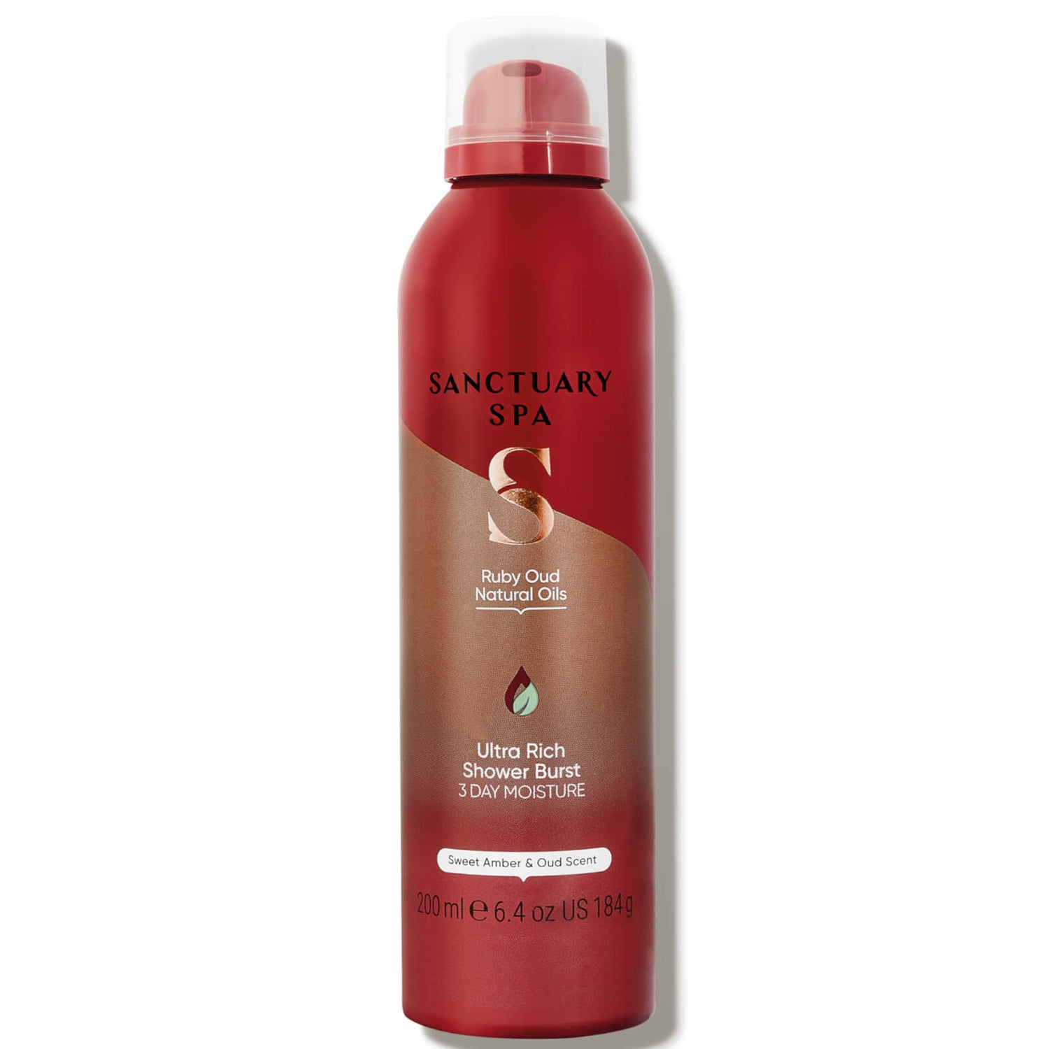 Sanctuary Spa Ruby Oud Shower Burst 200ml - LOOKFANTASTIC