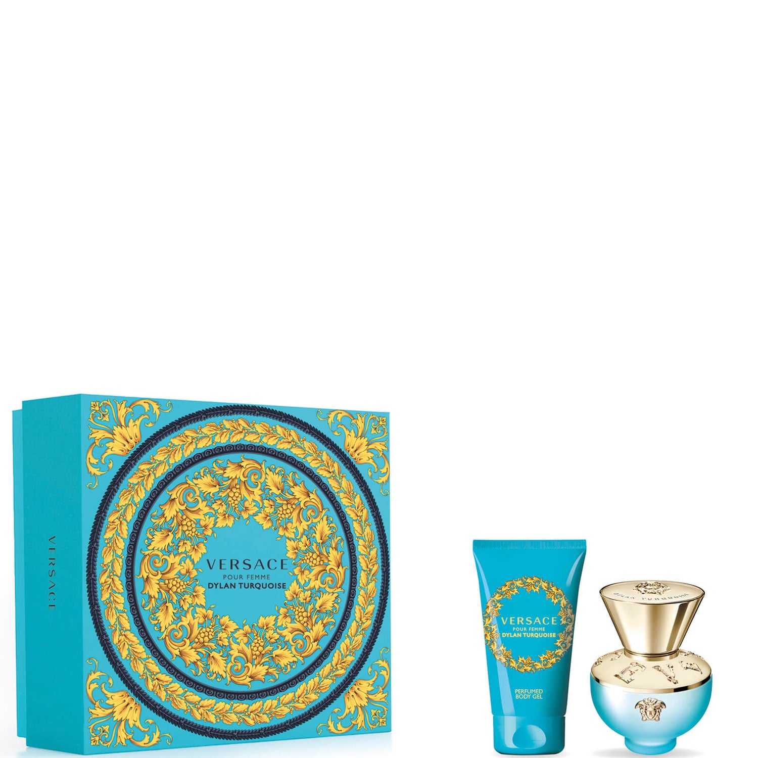 Versace Dylan Turquoise EDT 30ml + Body Gel 50ml Set Entrega GRÁTIS