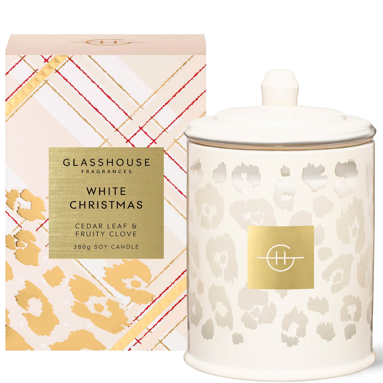 Glasshouse Fragrances Christmas White Christmas Candle 380g Buy