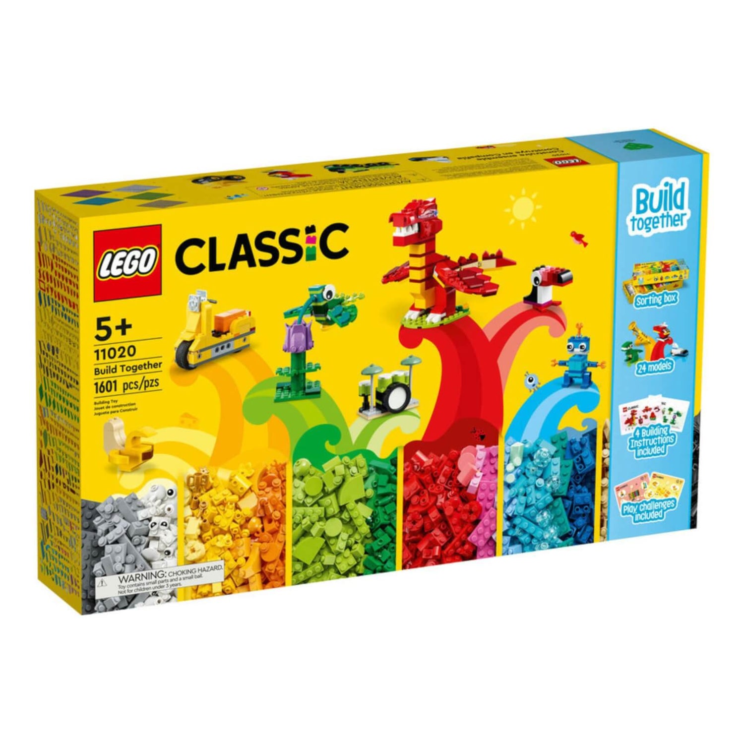 LEGO Classic Build Together Bricks & Base Plates Set (11020) retro