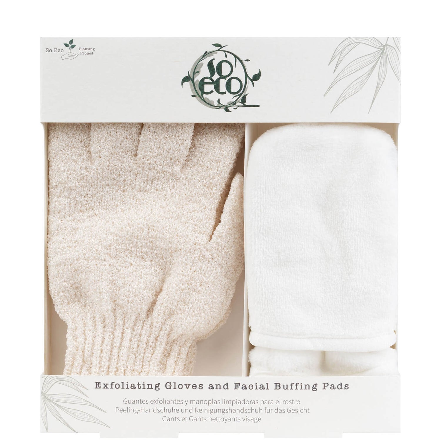 So Eco Exfoliating Gloves and Facial Buffing Pads Sets lookfantastic