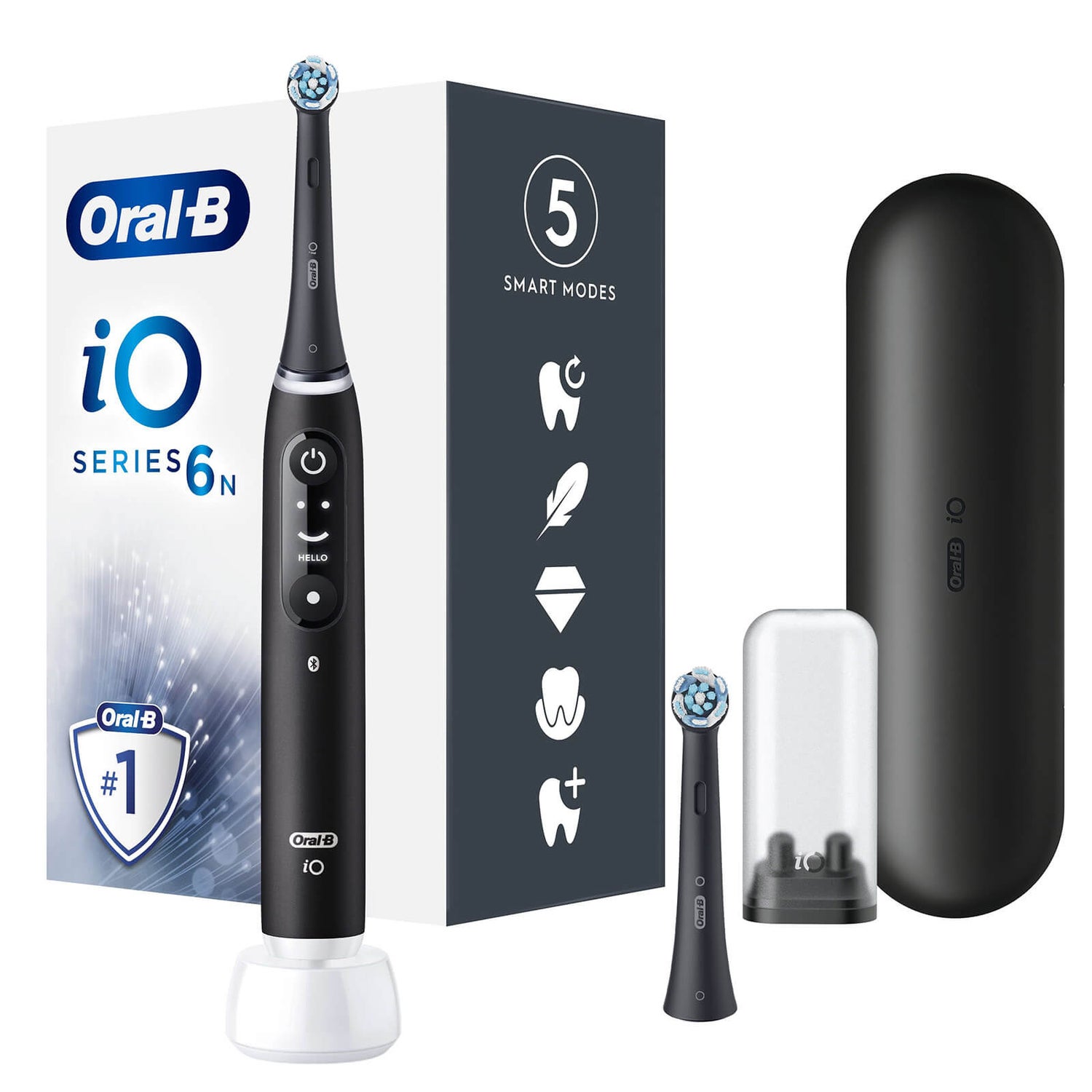 Oral B IO Series 6N Black Lava Electric Toothbrush | Oral-B UK