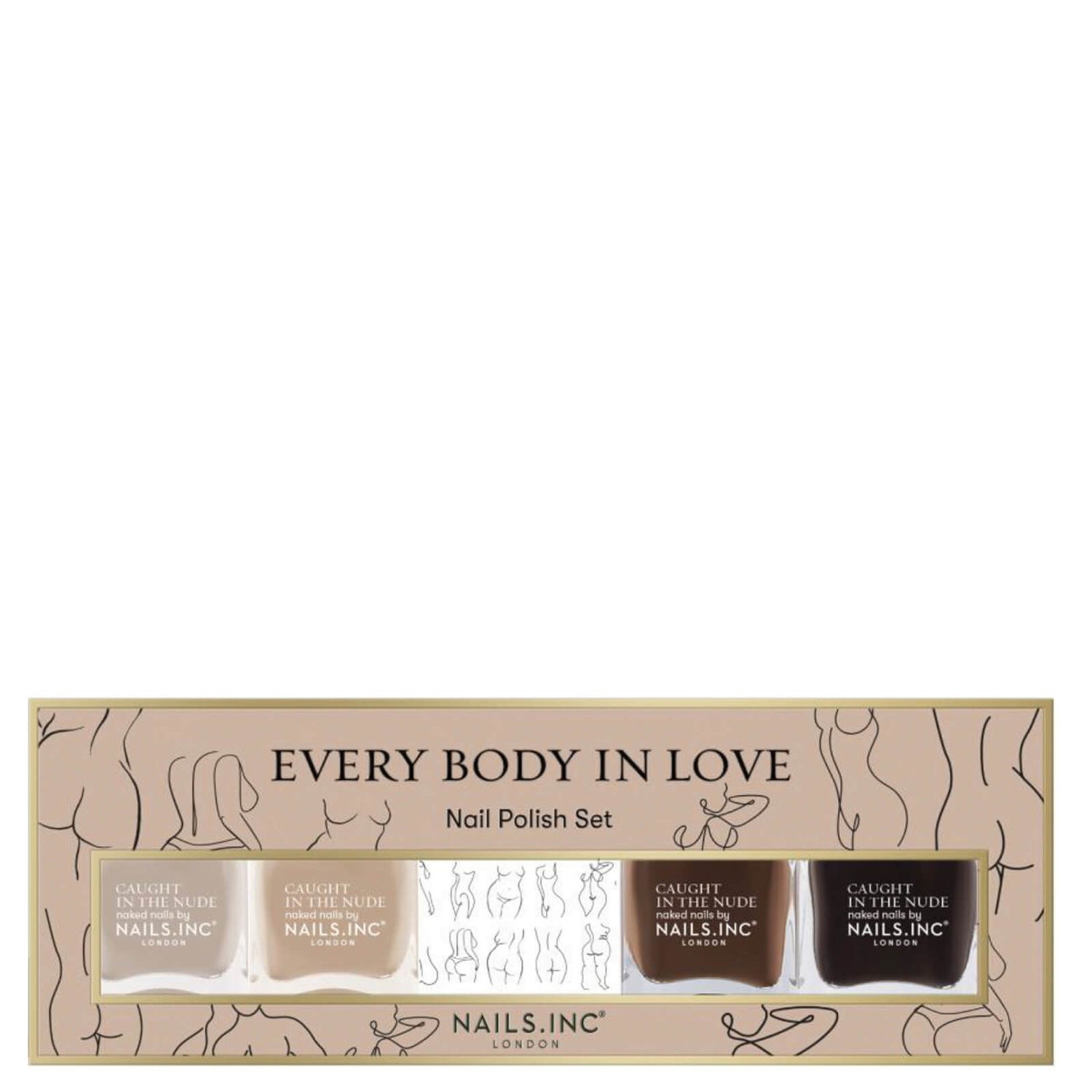 nails inc. Everybody in Love Quad Set LOOKFANTASTIC