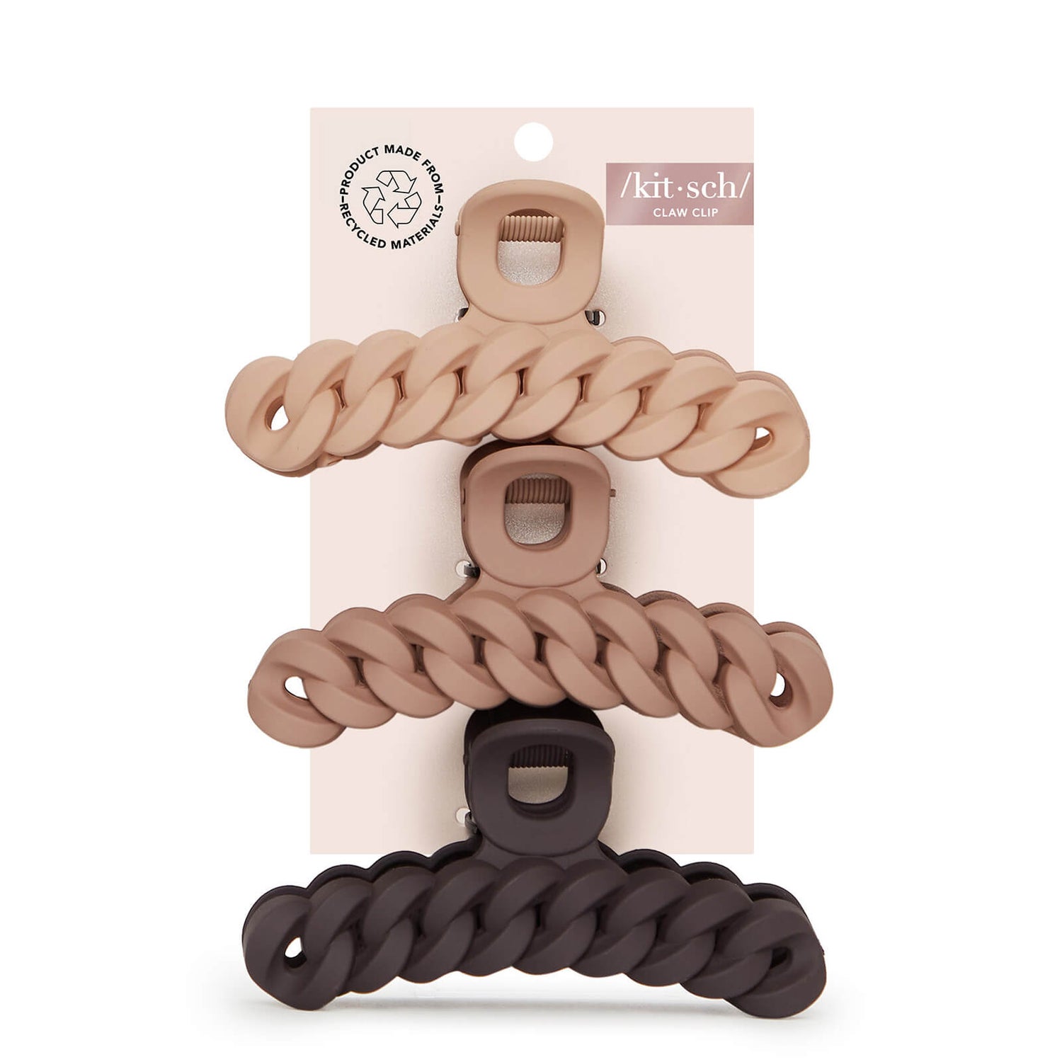 Kitsch Ecofriendly Chain Claw Clip Neutrals Cult Beauty
