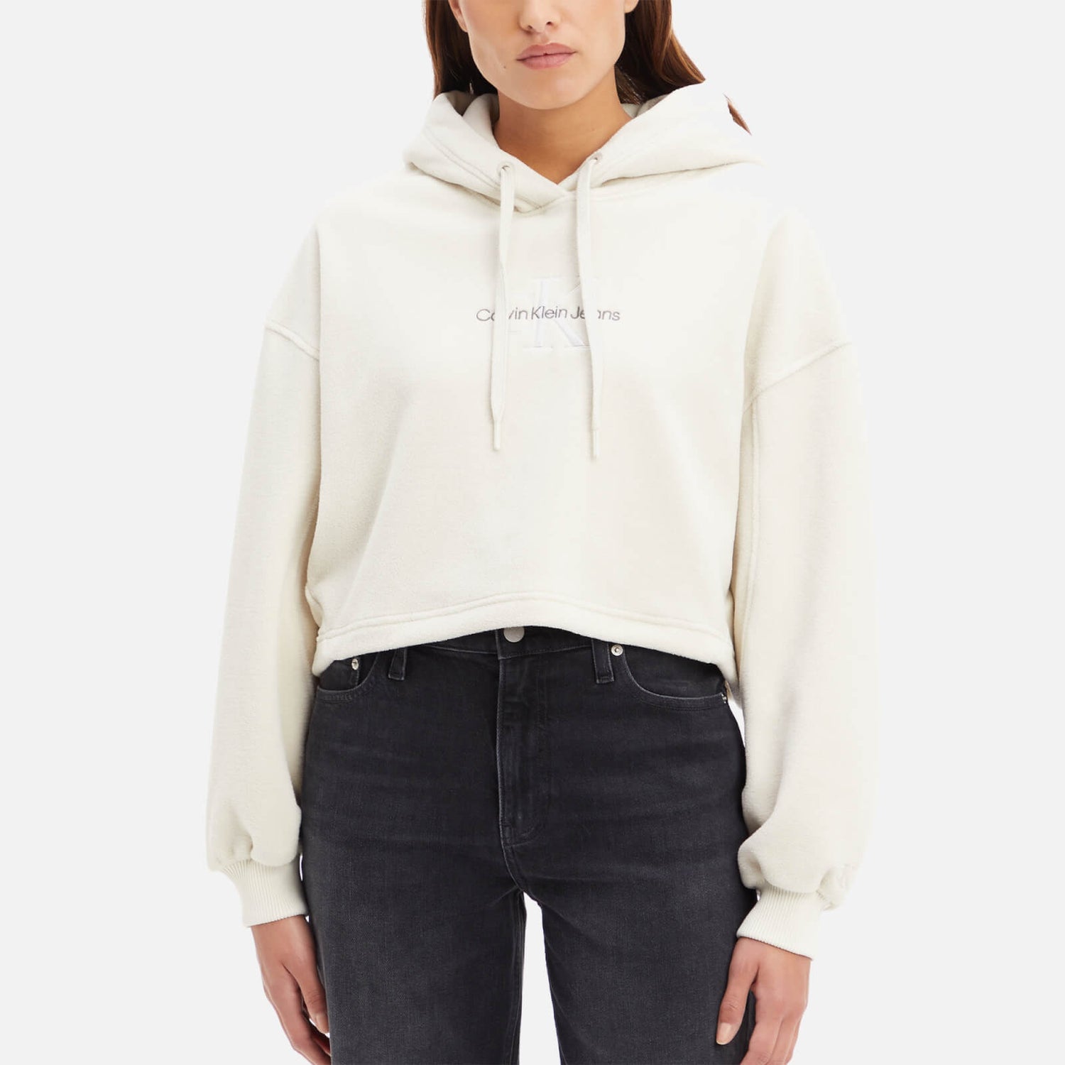 Calvin Klein Jeans Polar Logo Fleece Hoodie | TheHut.com