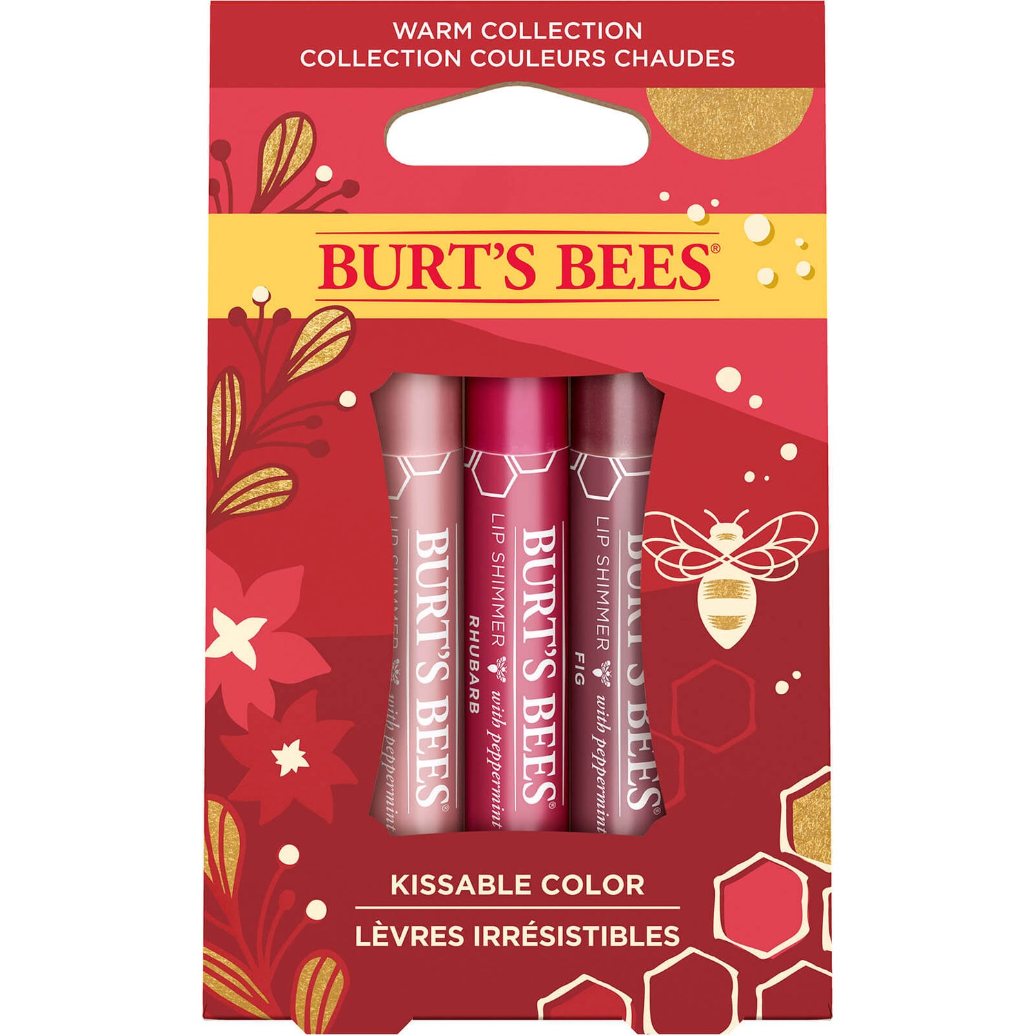 Burt's Bees Kissable Colour Christmas Gift Set LOOKFANTASTIC
