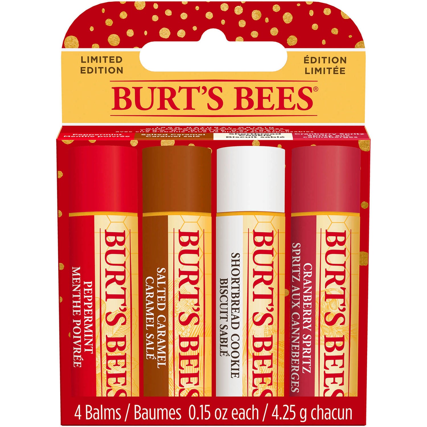 Burt’s Bees Festive Fix Lip Balm Gift Set LOOKFANTASTIC