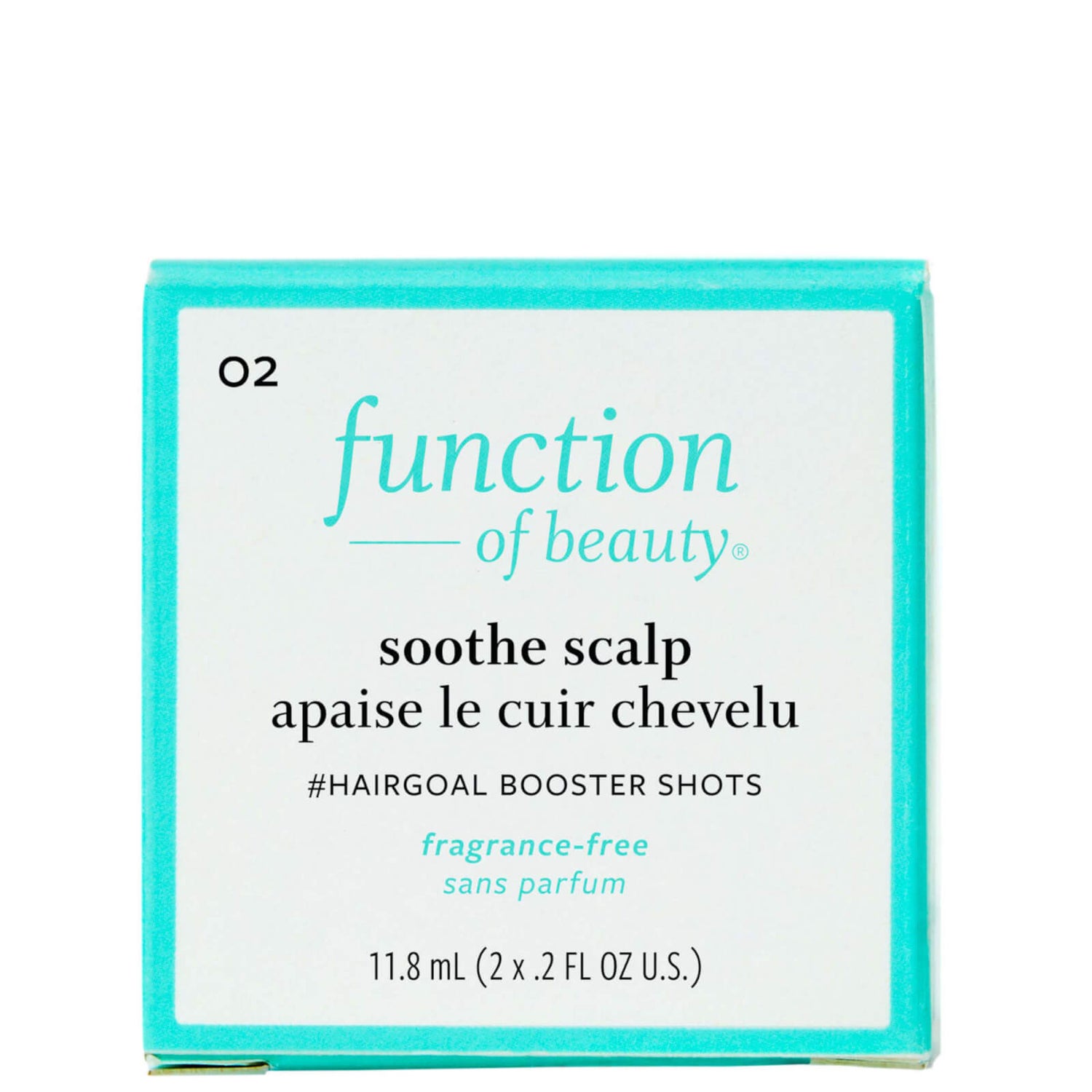 Function of Beauty Soothe Scalp Hairgoal Booster Shots 11.8ml Cult