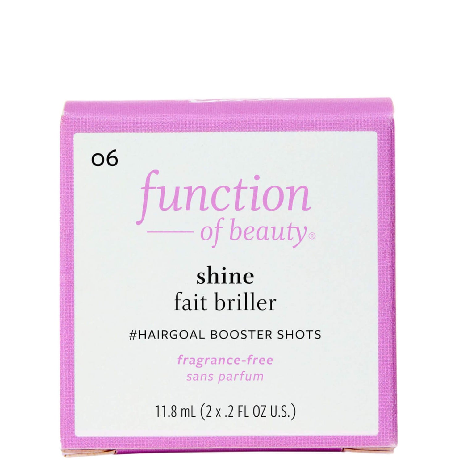 Function of Beauty Shine Hairgoal Booster Shots 11.8ml Cult Beauty