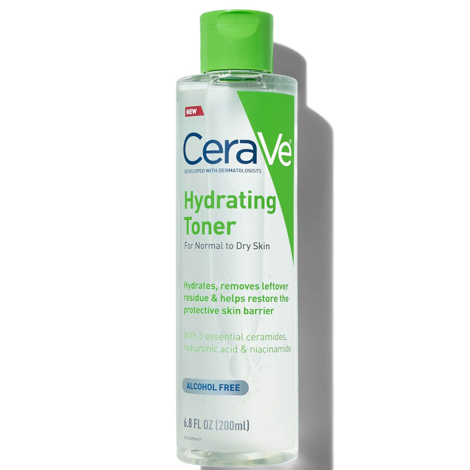CeraVe Hydrating Toner for Face with Hyaluronic Acid, Niacinamide, and Ceramides (6.8 fl. oz
