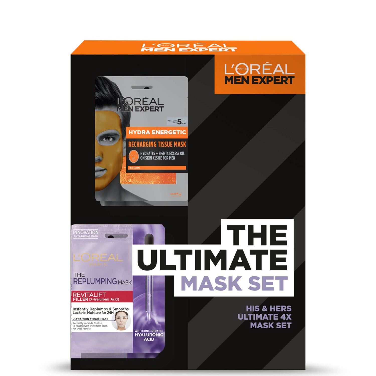 L'Oreal Men Expert and L'Oreal Paris The Ultimate Mask Gift Set (Worth