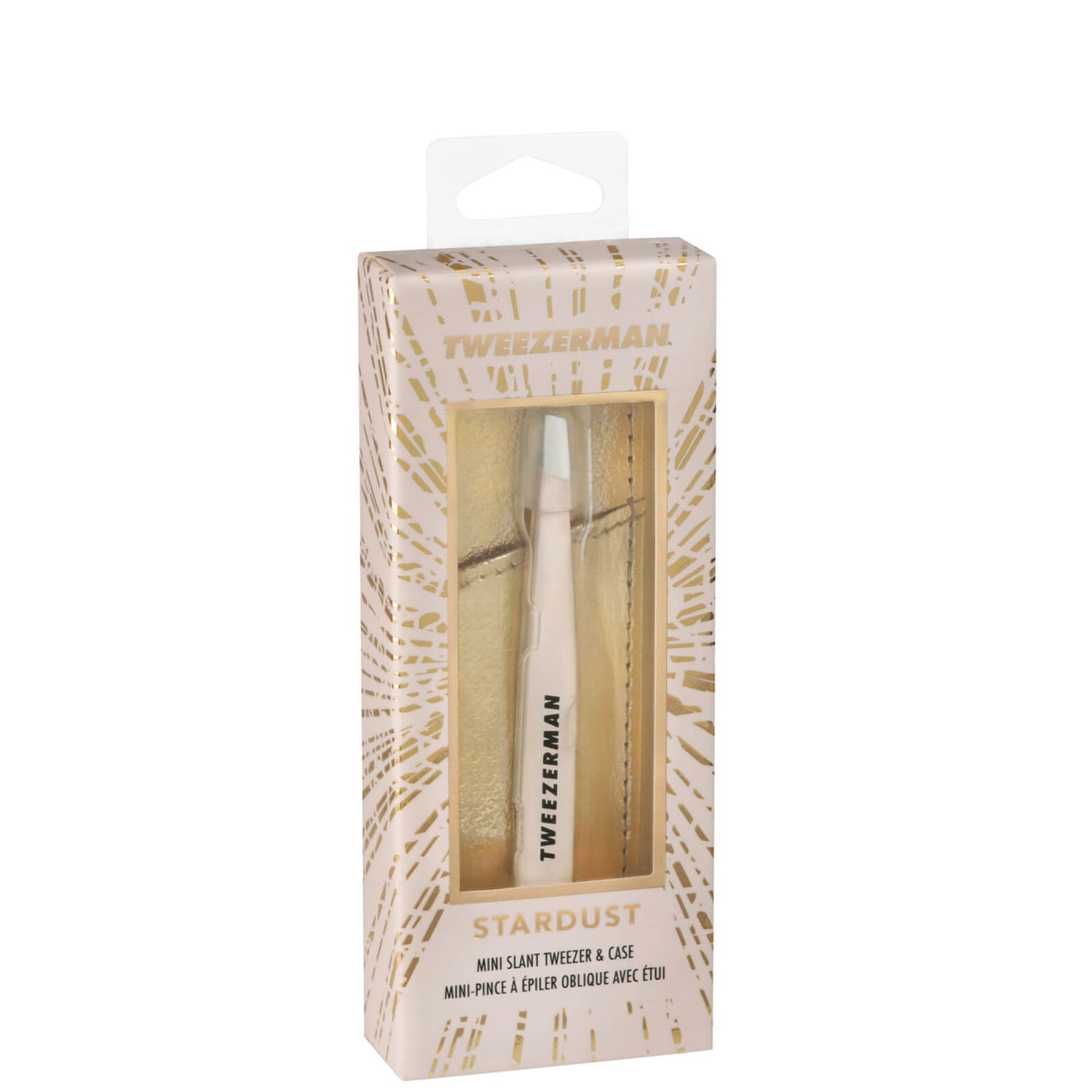 Tweezerman Stardust Mini Slant Tweezer Case (Worth £18.00) LOOKFANTASTIC