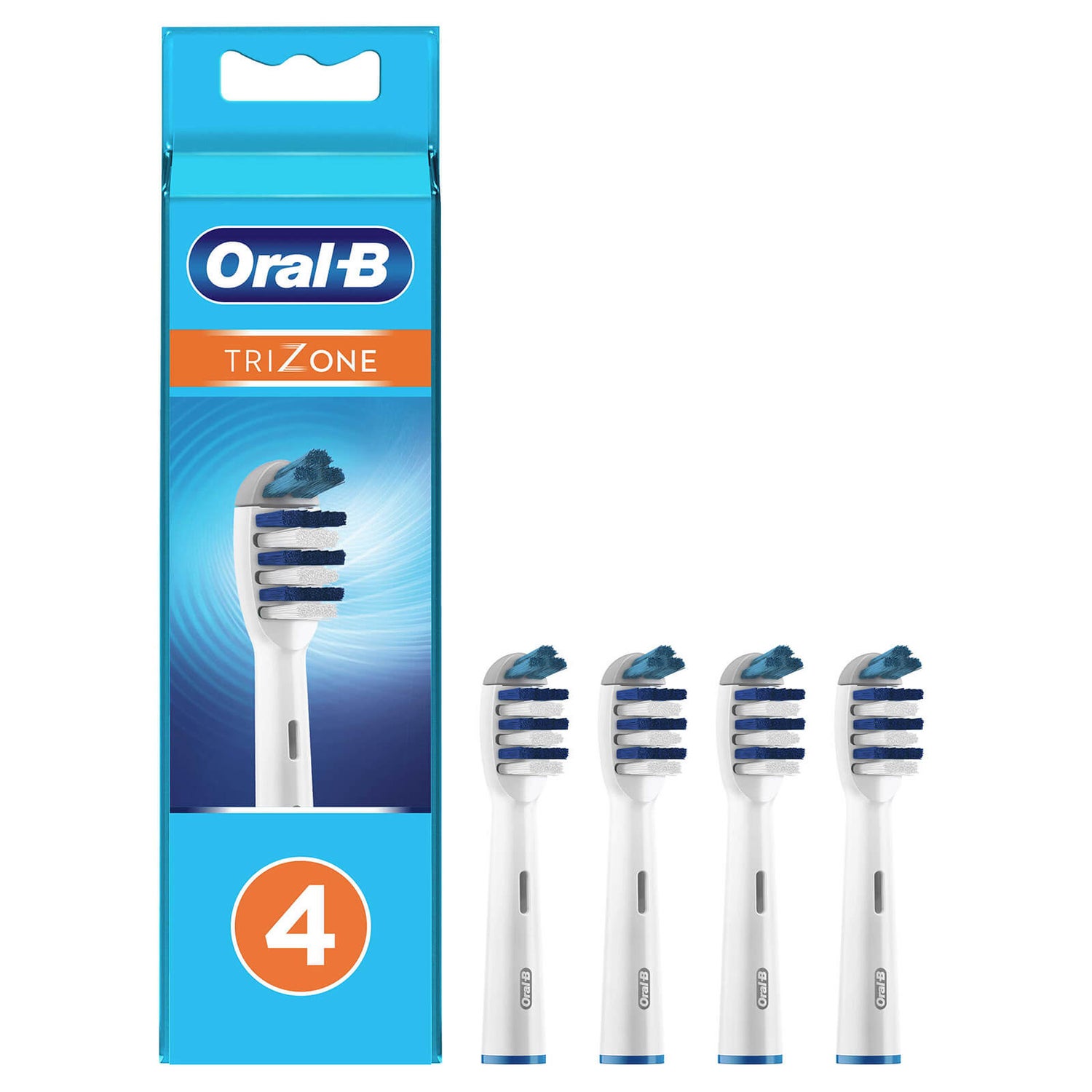 Oral B Trizone Replacement Toothbrush Head, Pack of 4 Counts OralB UK