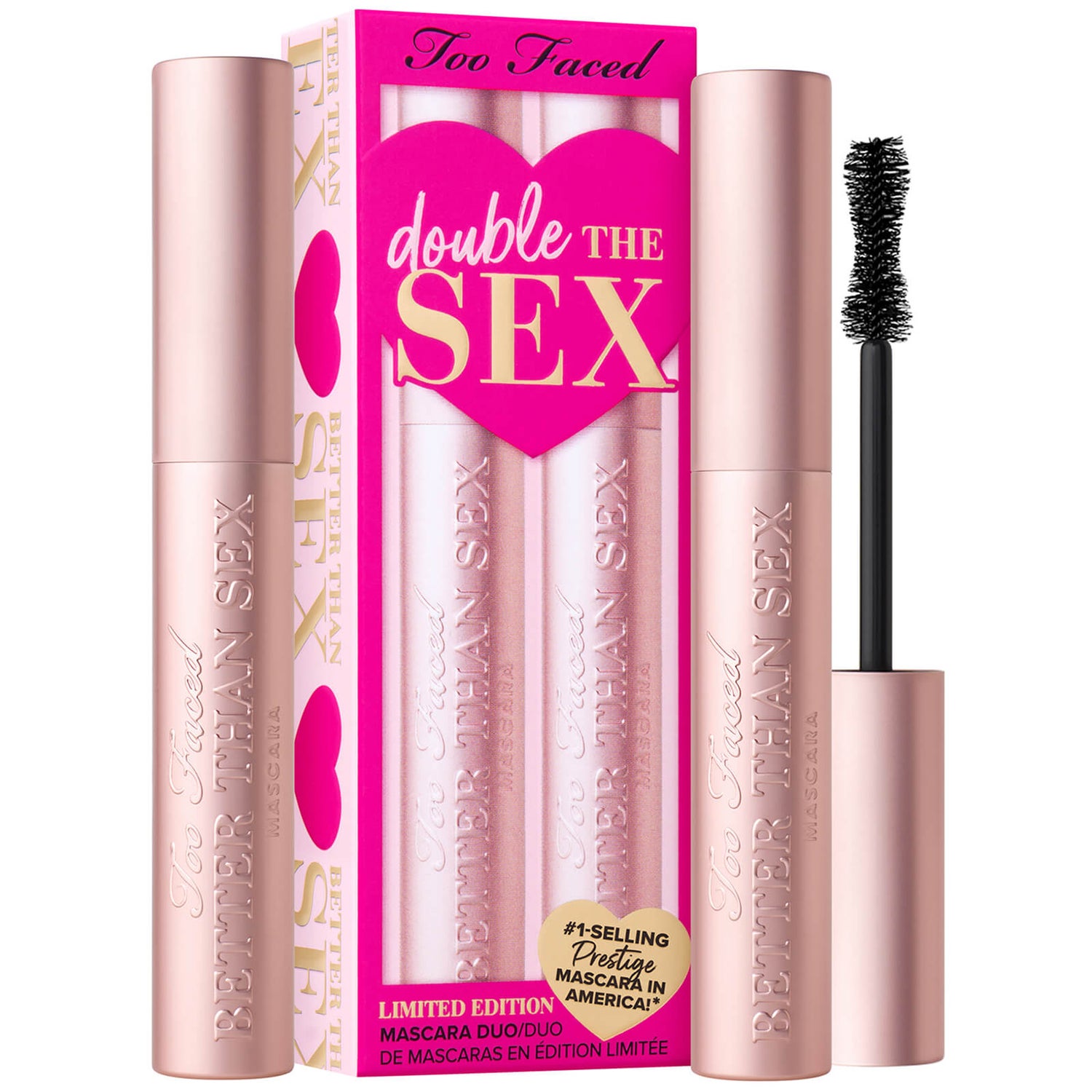Too Faced Limited Edition Double The Sex Mascara Set Entrega GRÁTIS