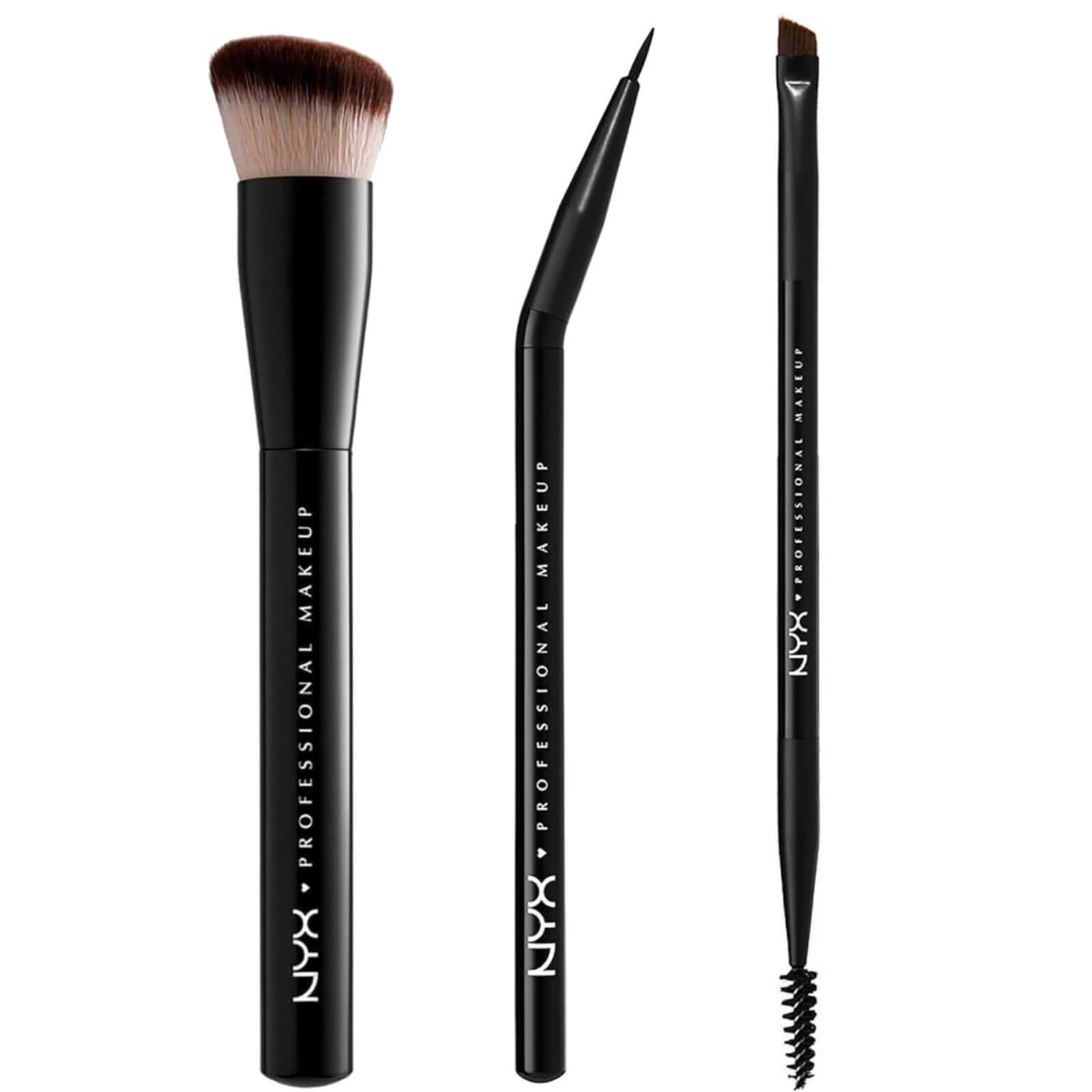 NYX Professional Makeup Must Have Brush Trio | LOOKFANTASTIC