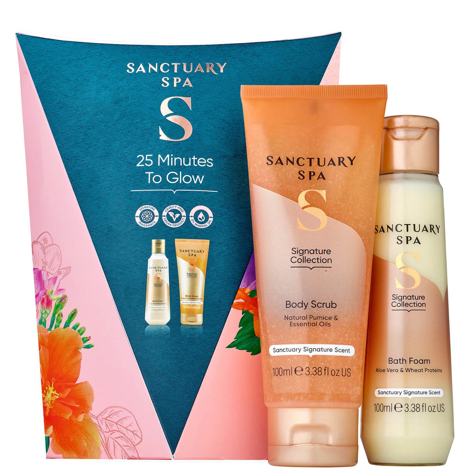 Sanctuary Spa 25 Minutes to Glow Gift Set lookfantastic Singapore