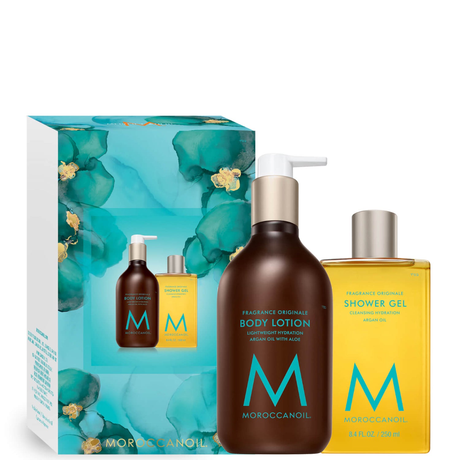 Moroccanoil Shower Gel and Body Lotion Set LOOKFANTASTIC