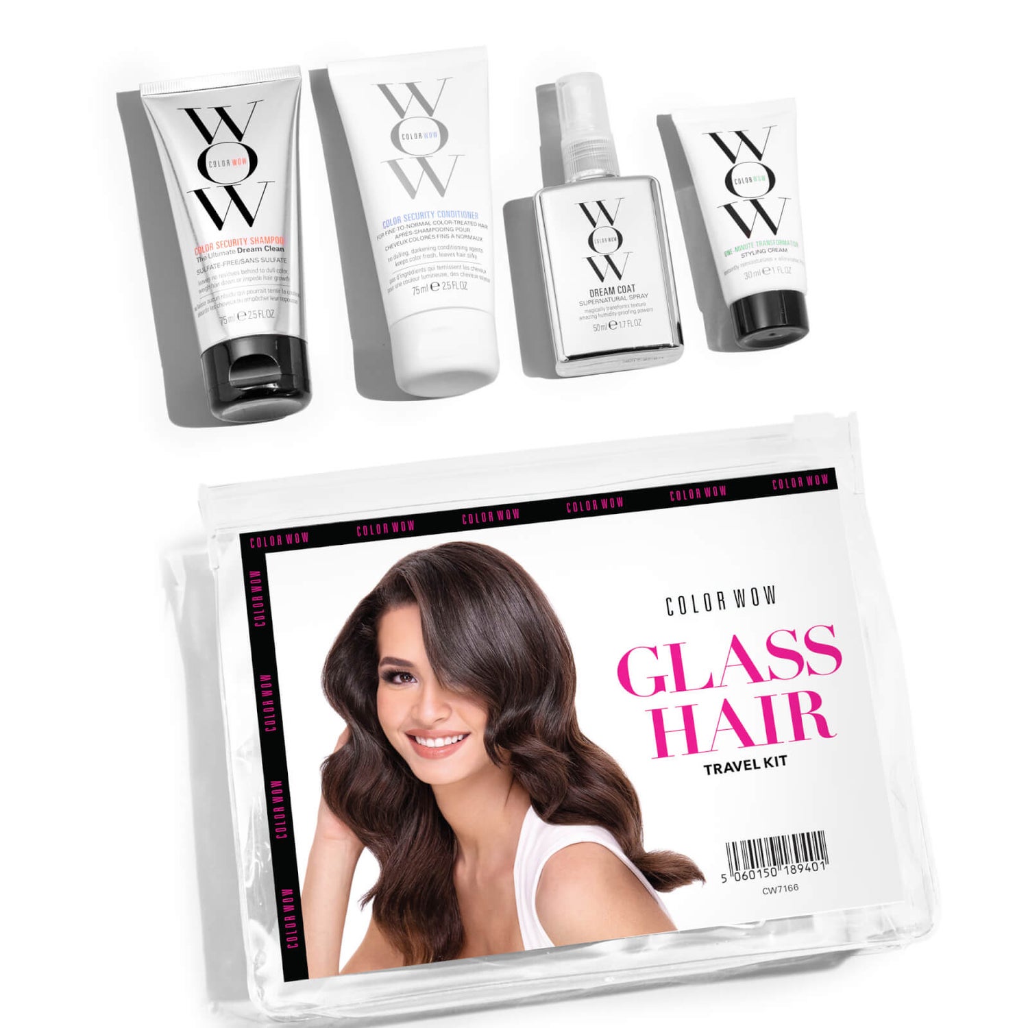 Color Wow Glass Hair Travel Kit Entrega GRÁTIS