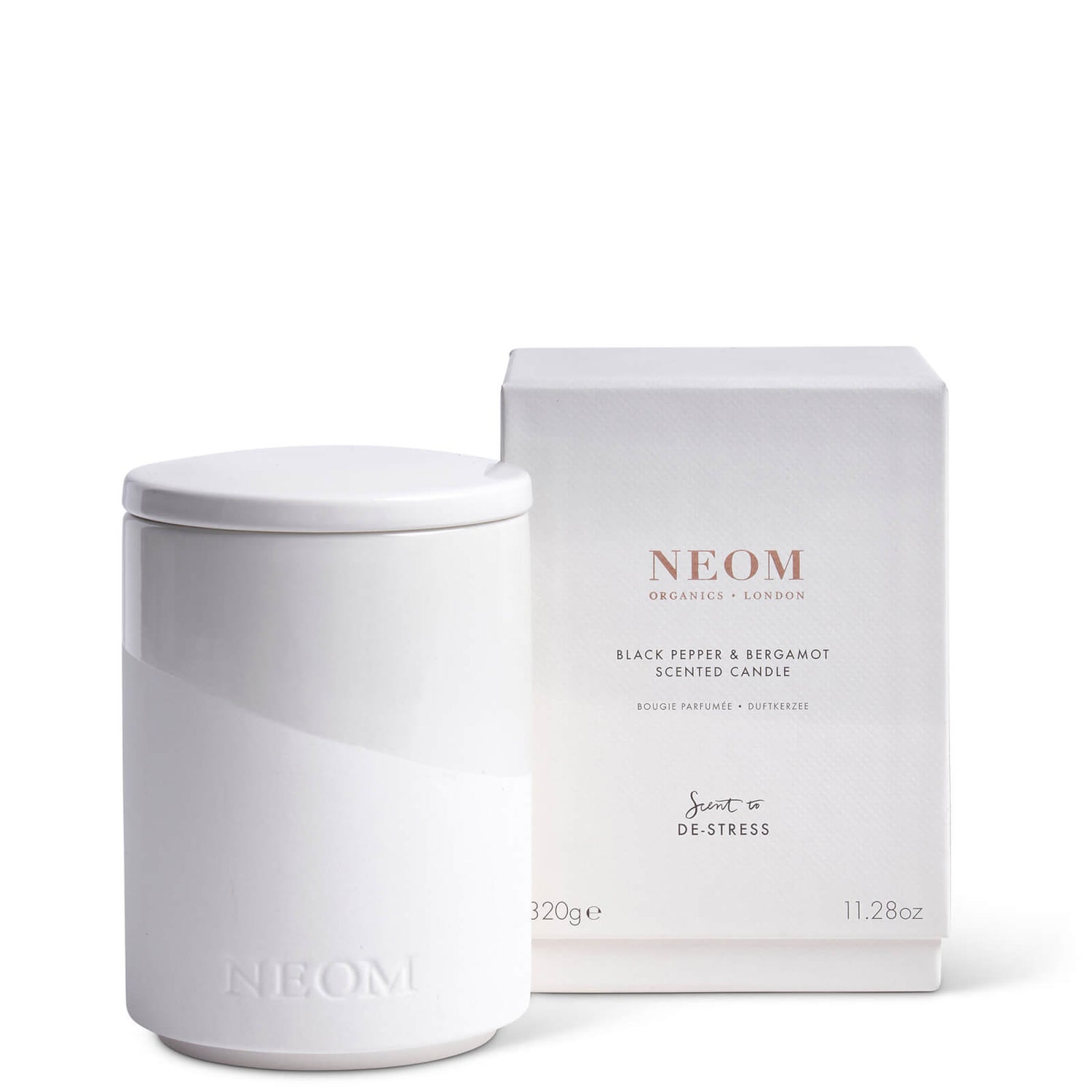 NEOM Black Pepper and Bergamot Scented Candle 320g lookfantastic HK