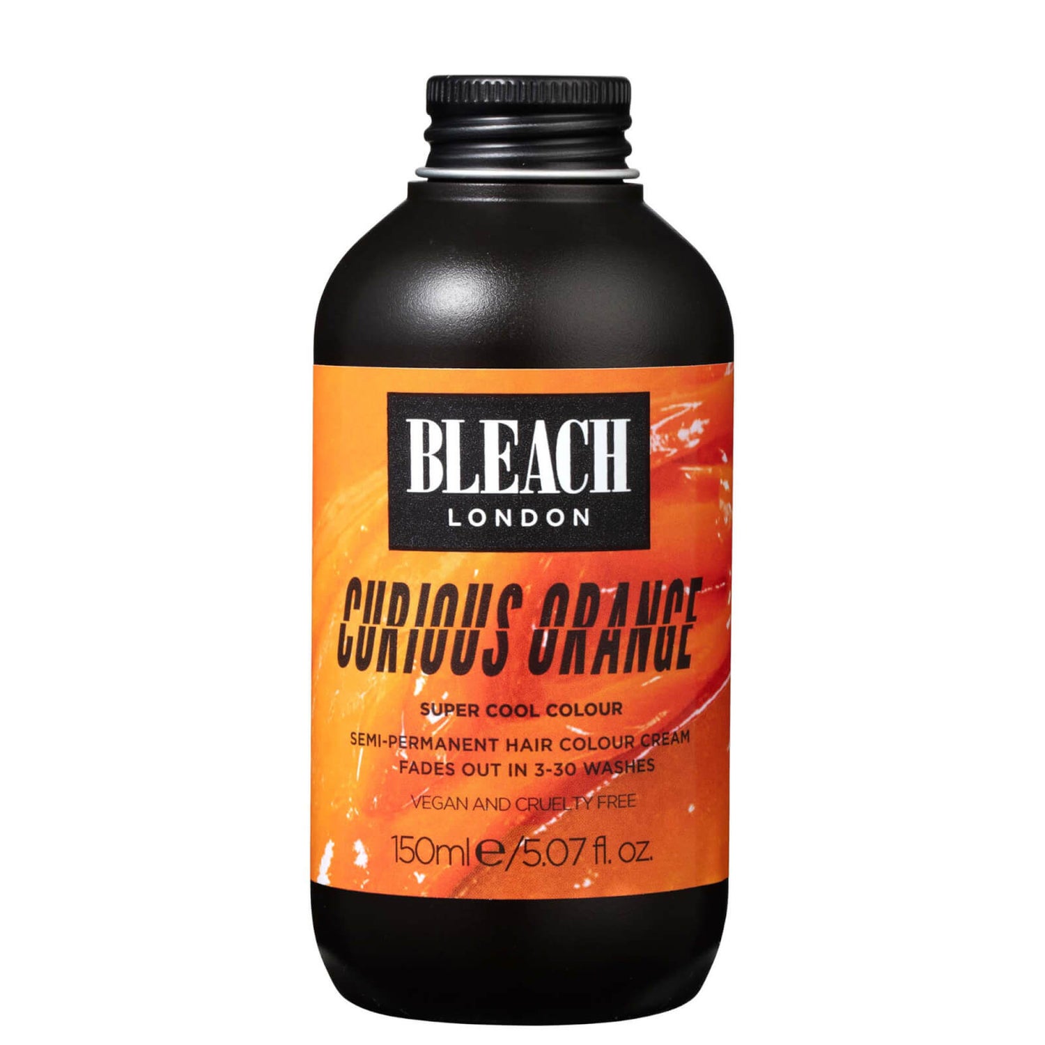Bleach London Curious Orange Super Cool Colour 150ml LOOKFANTASTIC