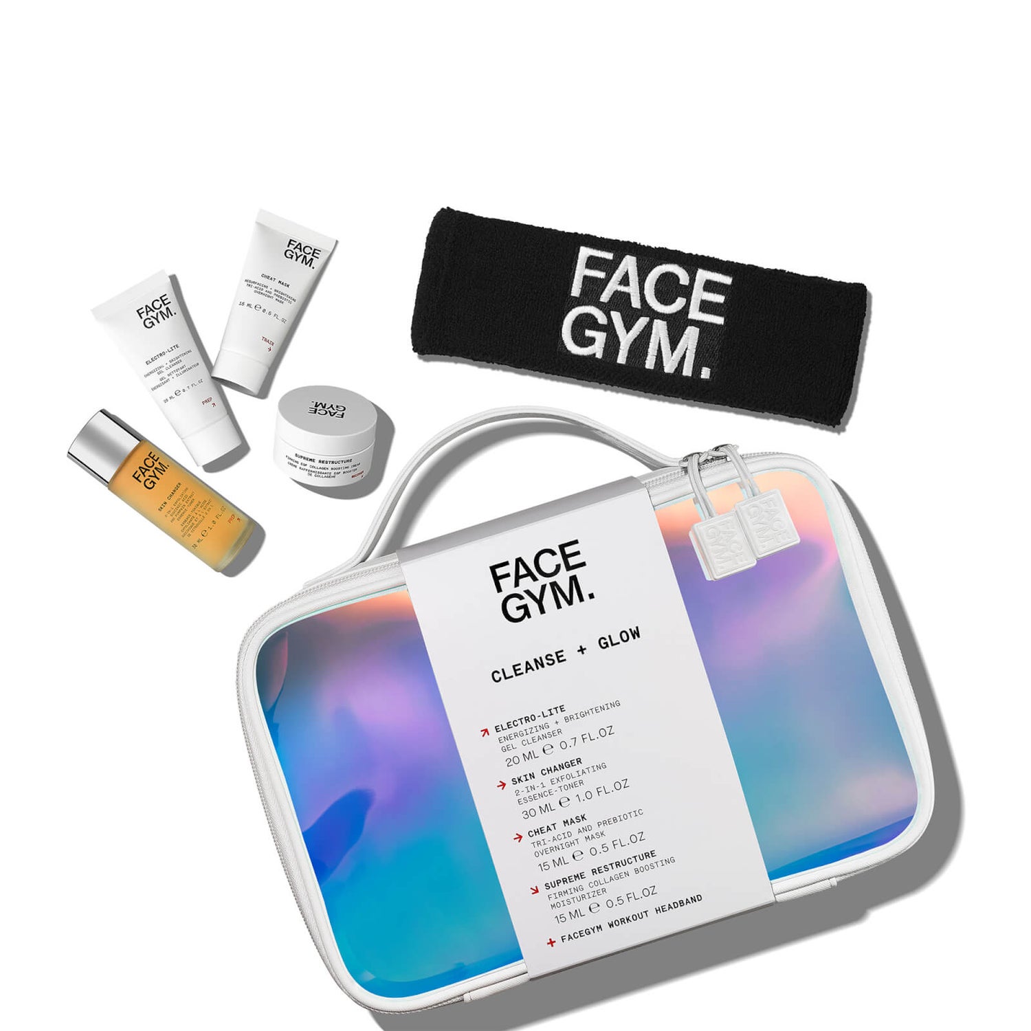 FaceGym Exclusive Cleanse and Glow Set (Worth £87.00) Cult Beauty