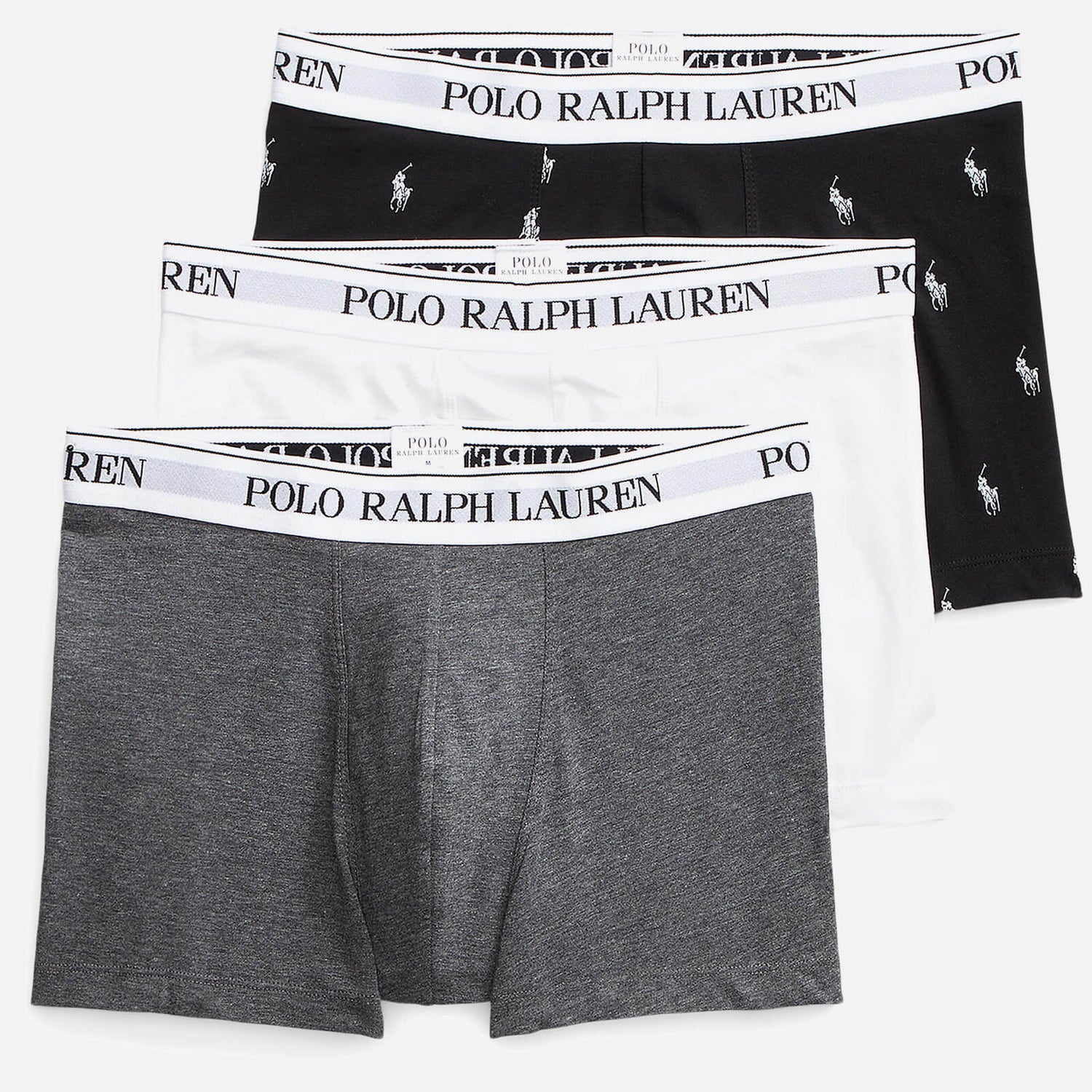 Polo Ralph Lauren Logo Waistband Cotton-Blend Boxers 3-Pack | TheHut.com