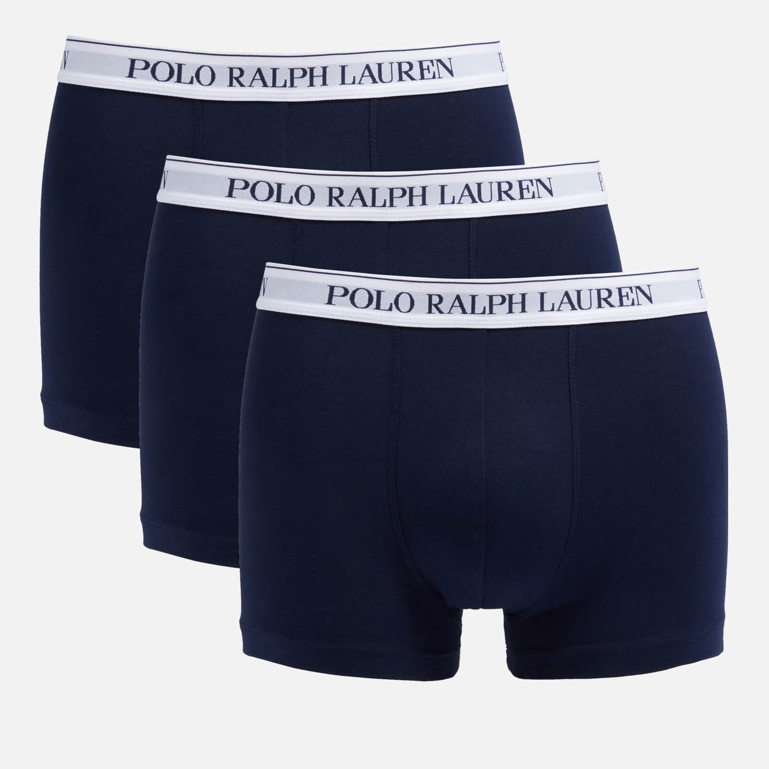 Polo Ralph Lauren Logo Waistband Cotton Boxer Trunks 3-Pack | TheHut.com