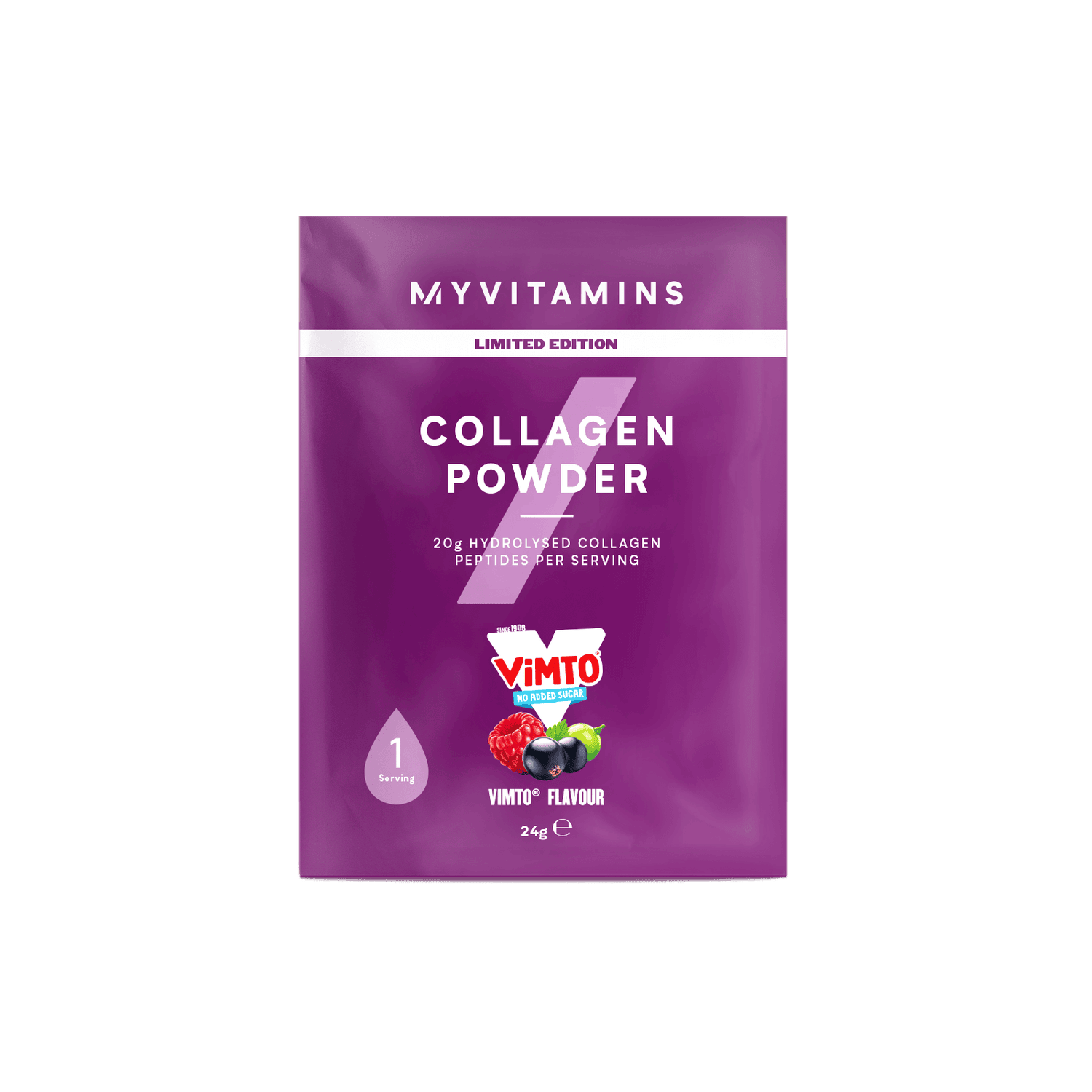 Buy Collagen Powder Vimto (Sample) myvitamins UK
