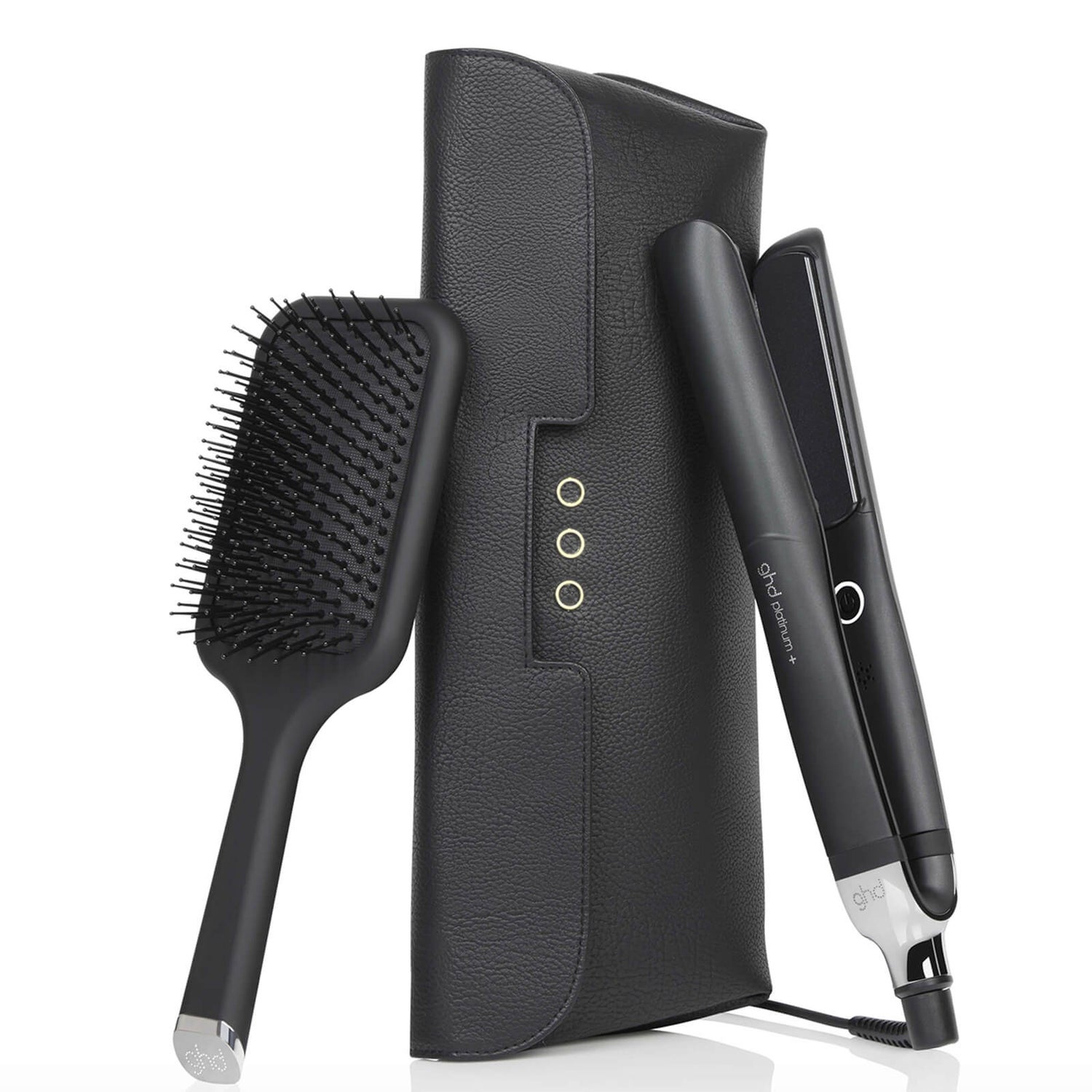ghd Platinum+ Styler 1" Flat Iron Gift Set With Paddle Brush and Heat
