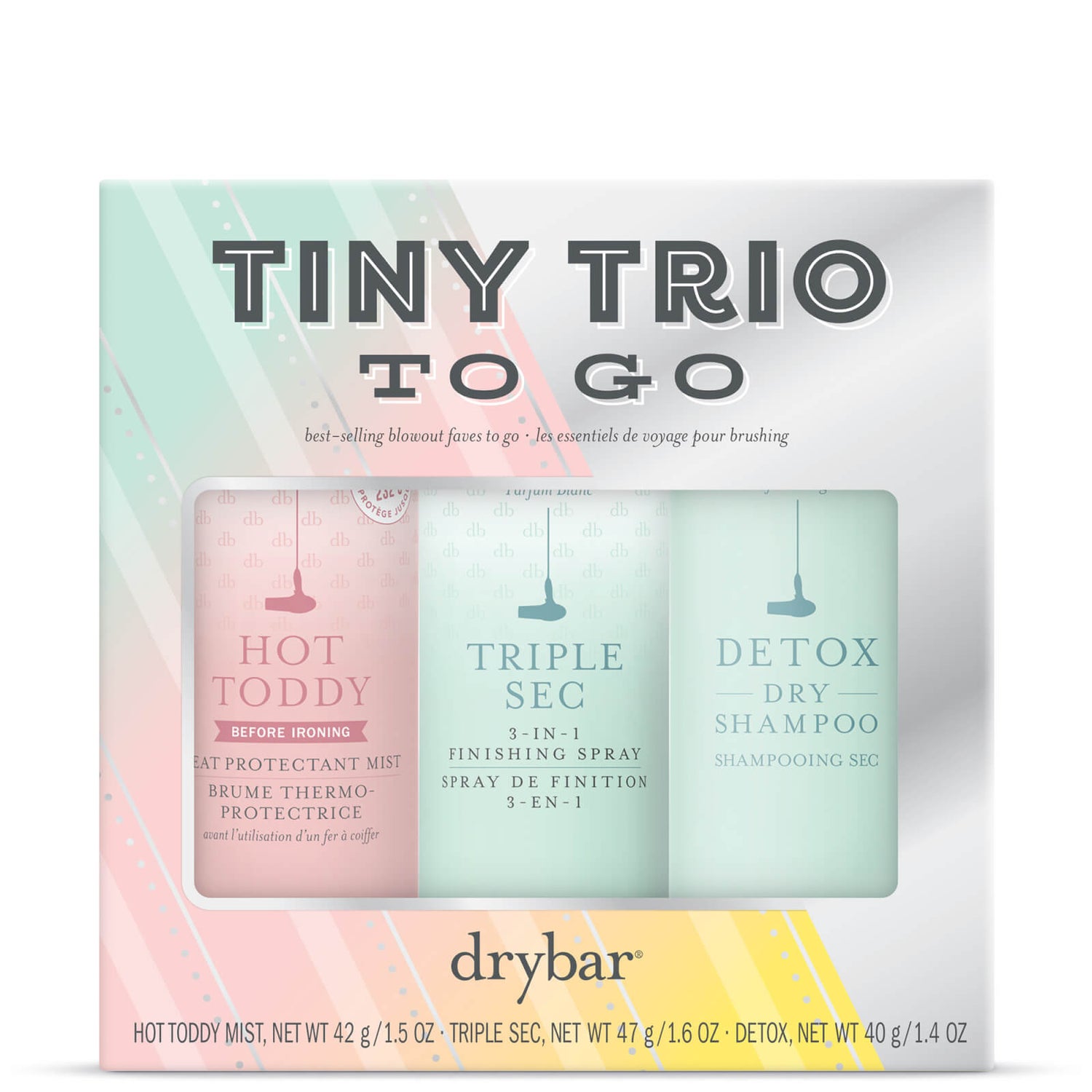 Drybar Tiny Trio to go Set (Worth £41.00) Cult Beauty