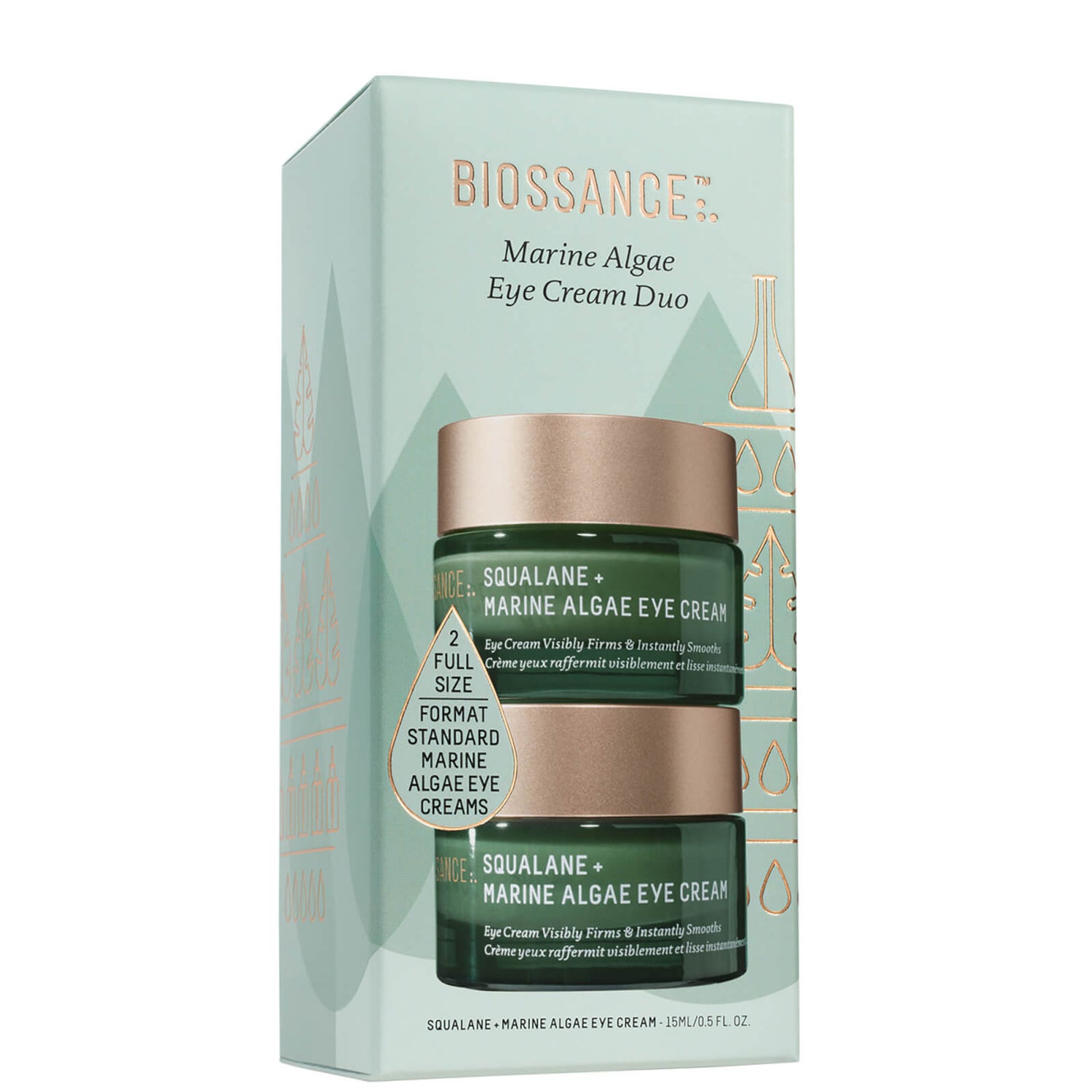 Biossance Marine Algae Eye Cream Duo LOOKFANTASTIC